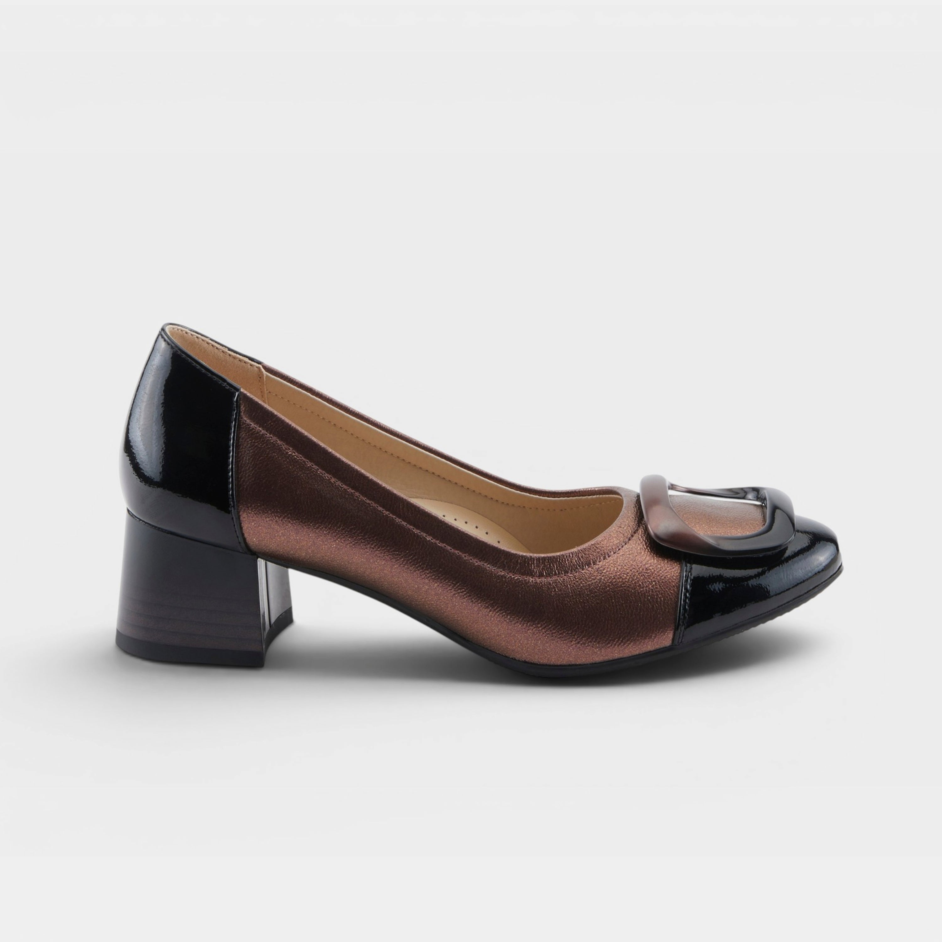 Azura Babysteps Copper Metallic Shoe