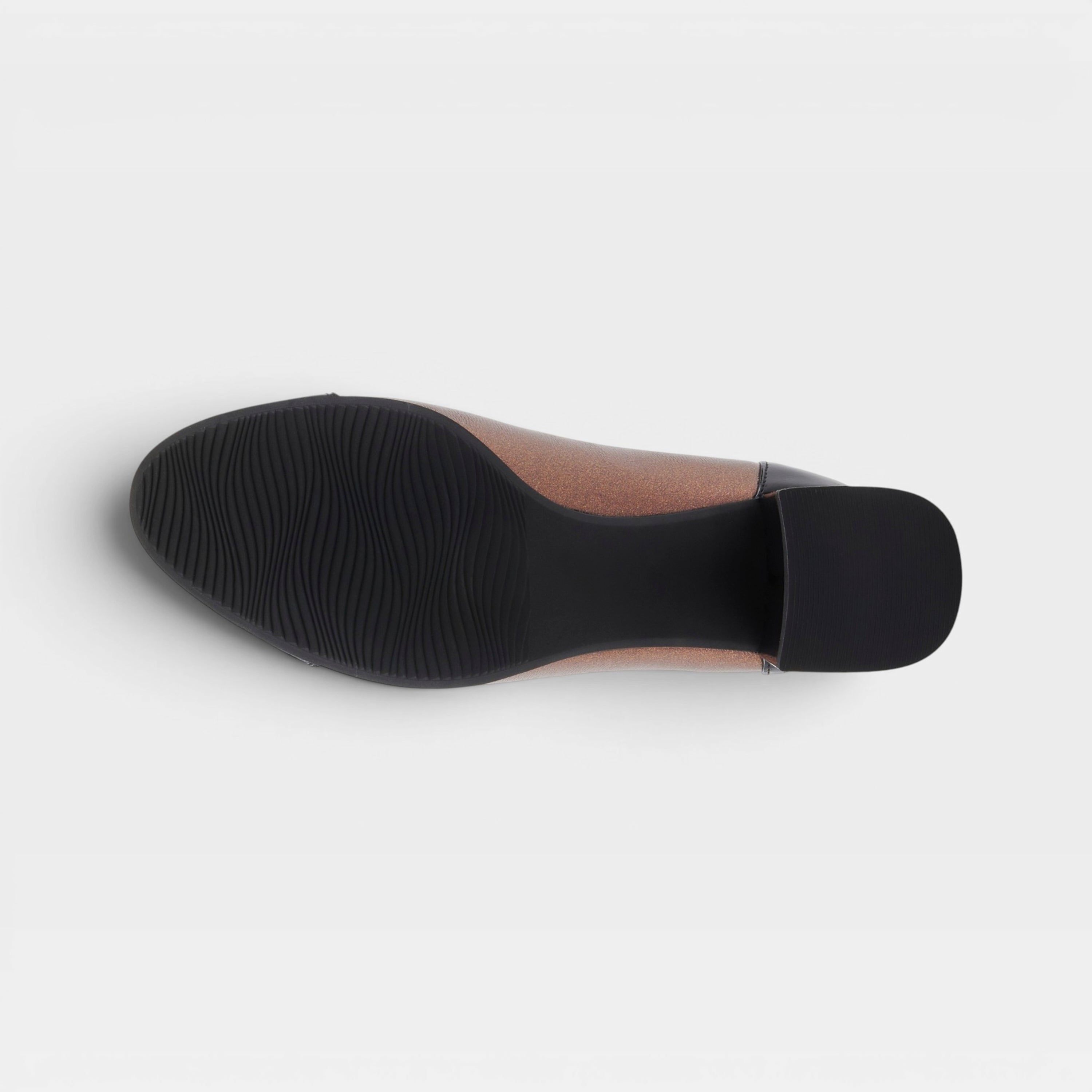 Azura Babysteps Copper Metallic Shoe