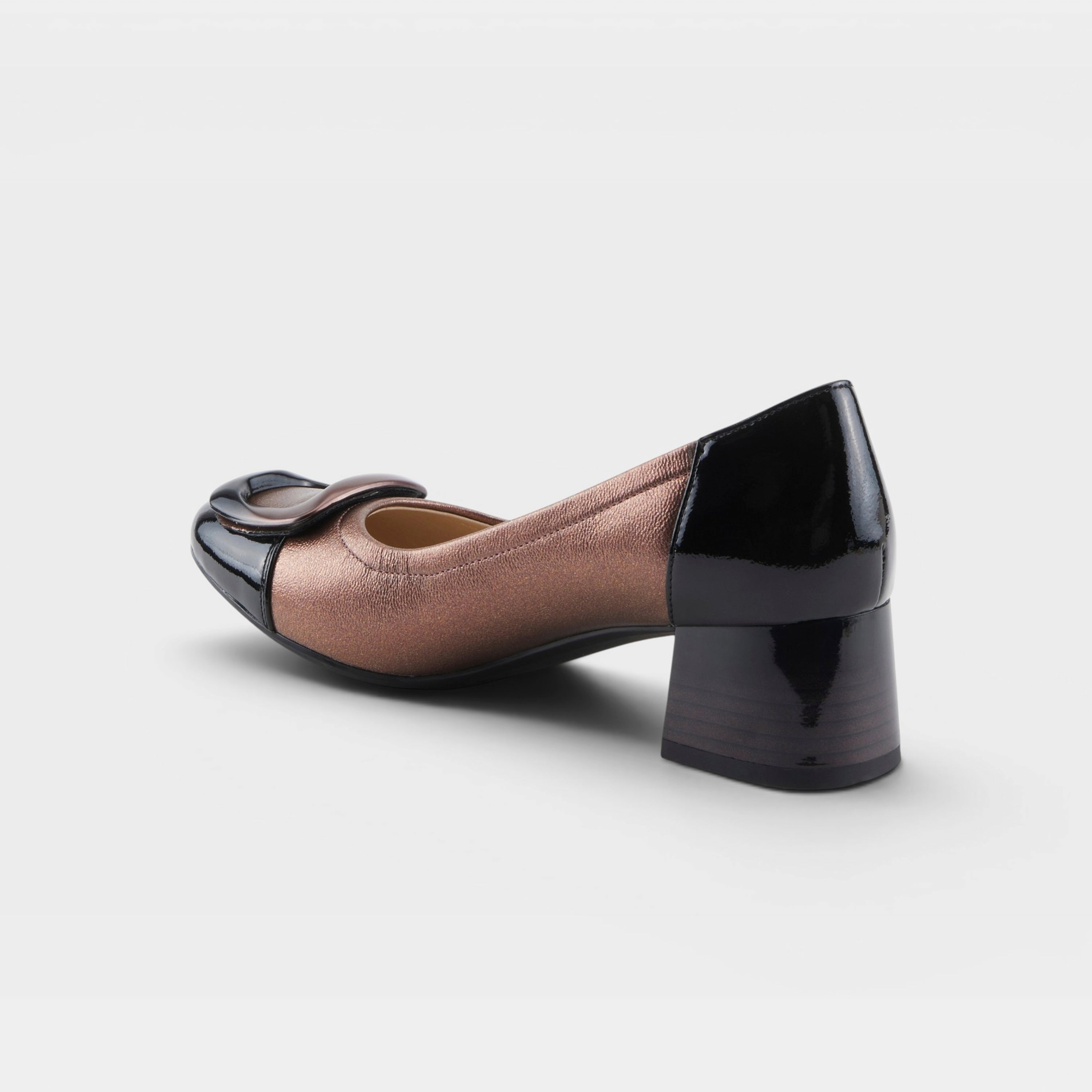 Azura Babysteps Copper Metallic Shoe