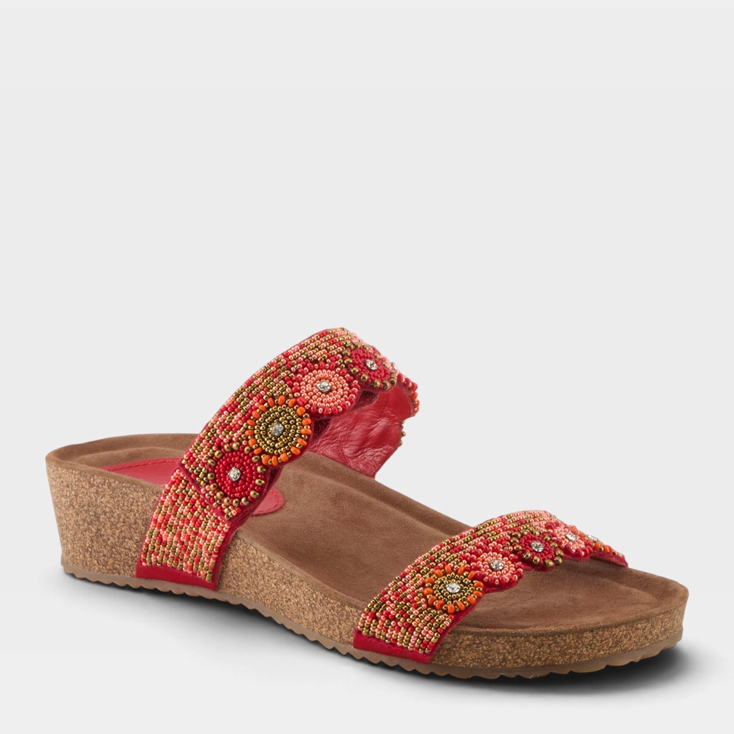 Azura Bahama Red Multi Sandal