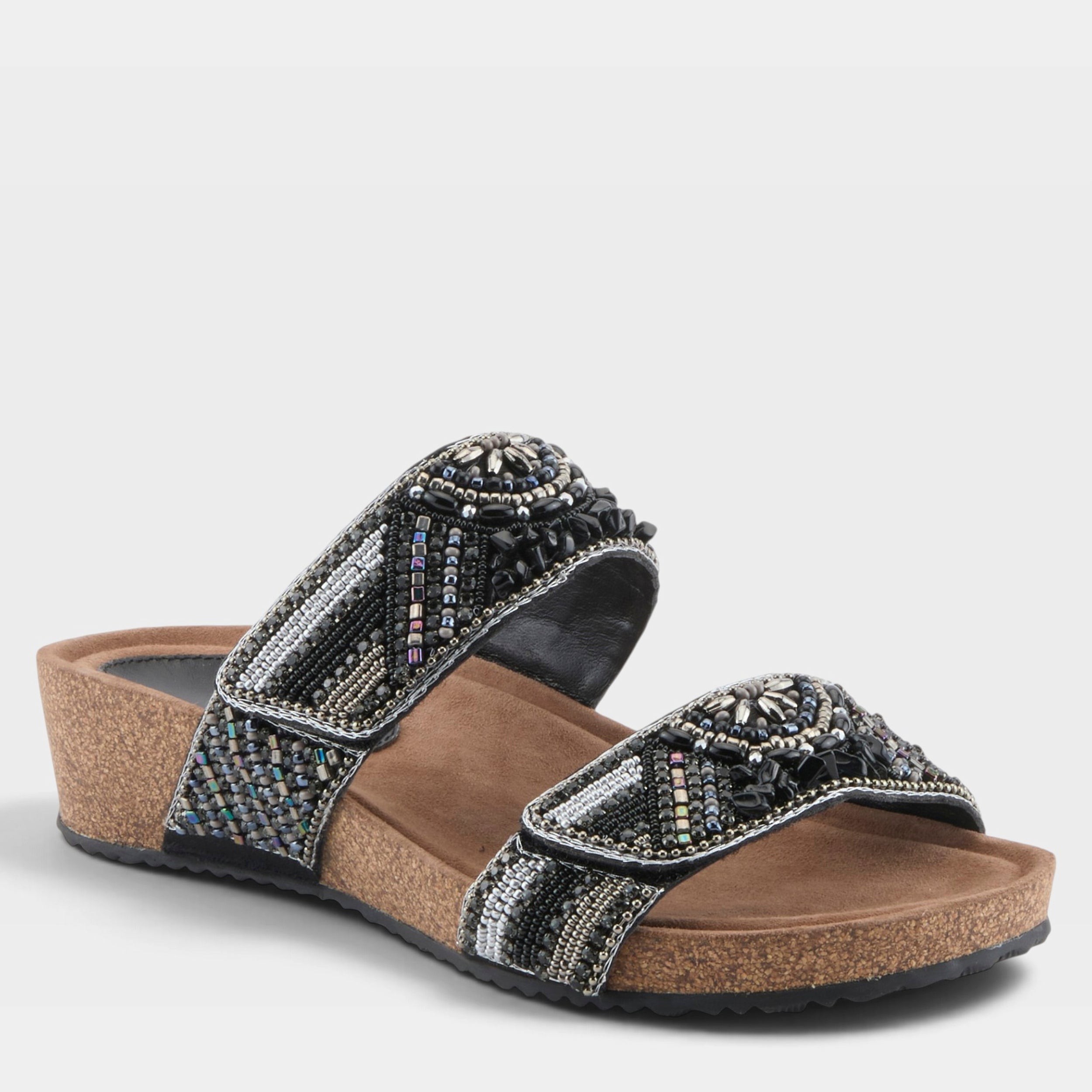 Azura Bahamian Black Multi Sandal