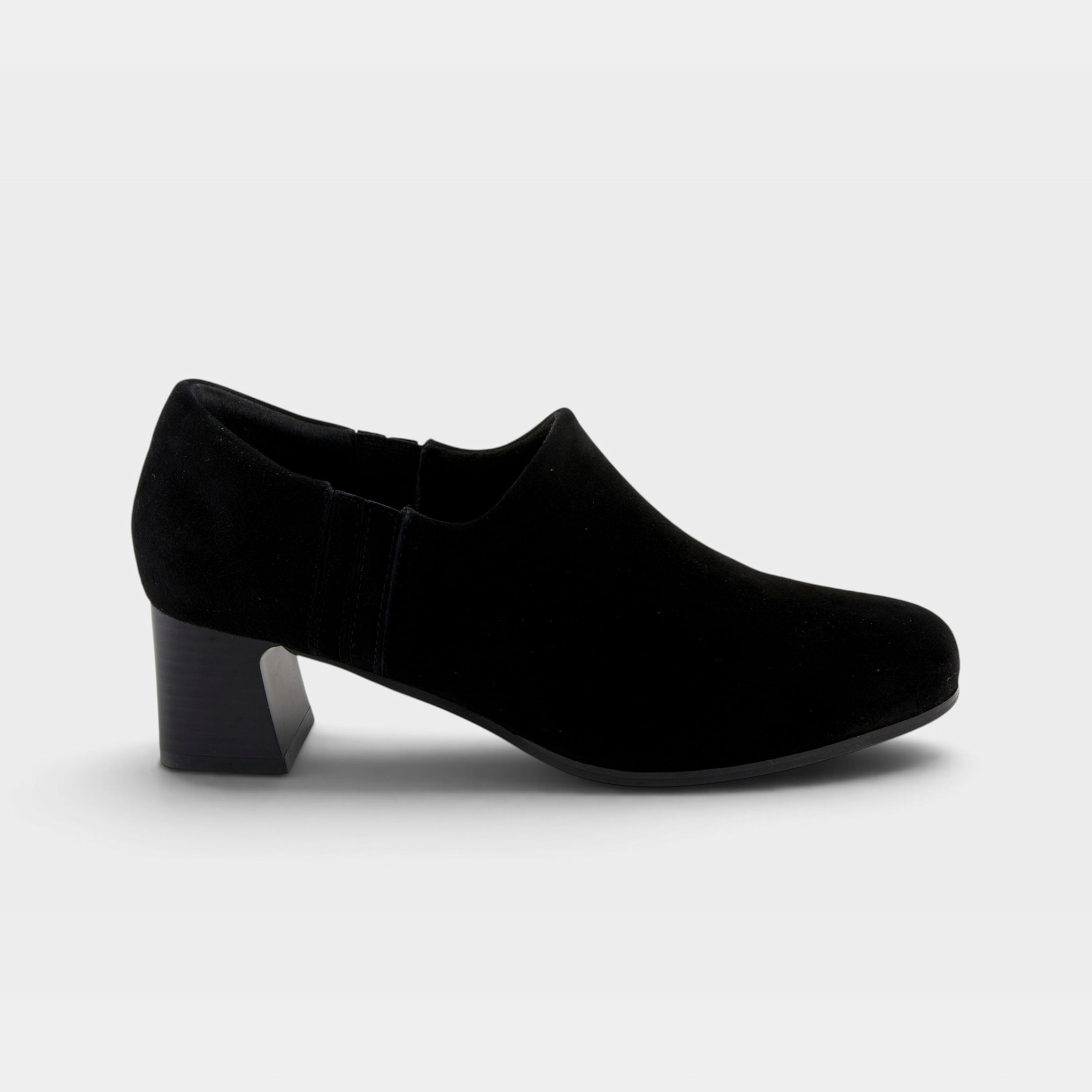 Spring Step Bakersfield Black Suede Shoe