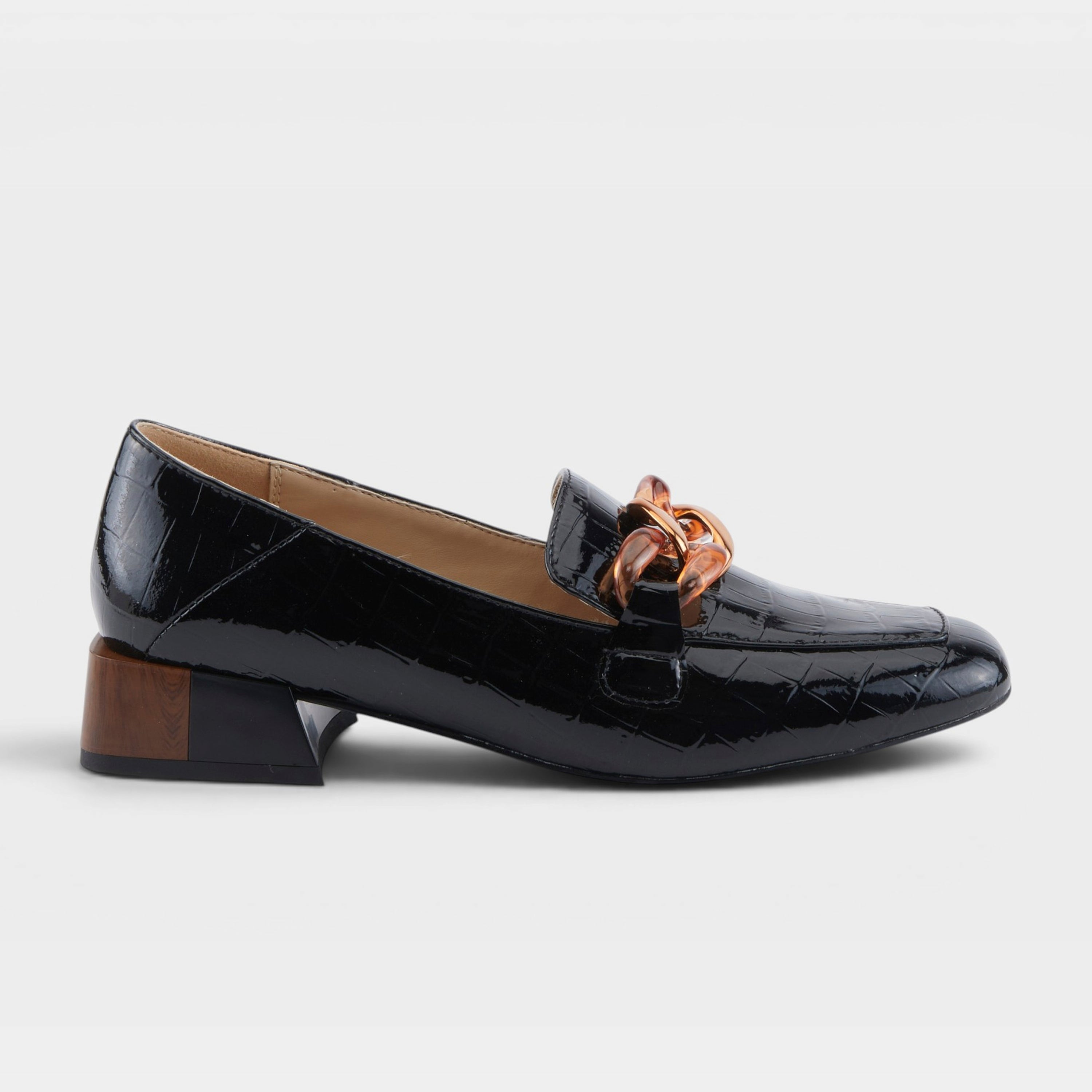 Azura Baldwin Black Patent Shoe