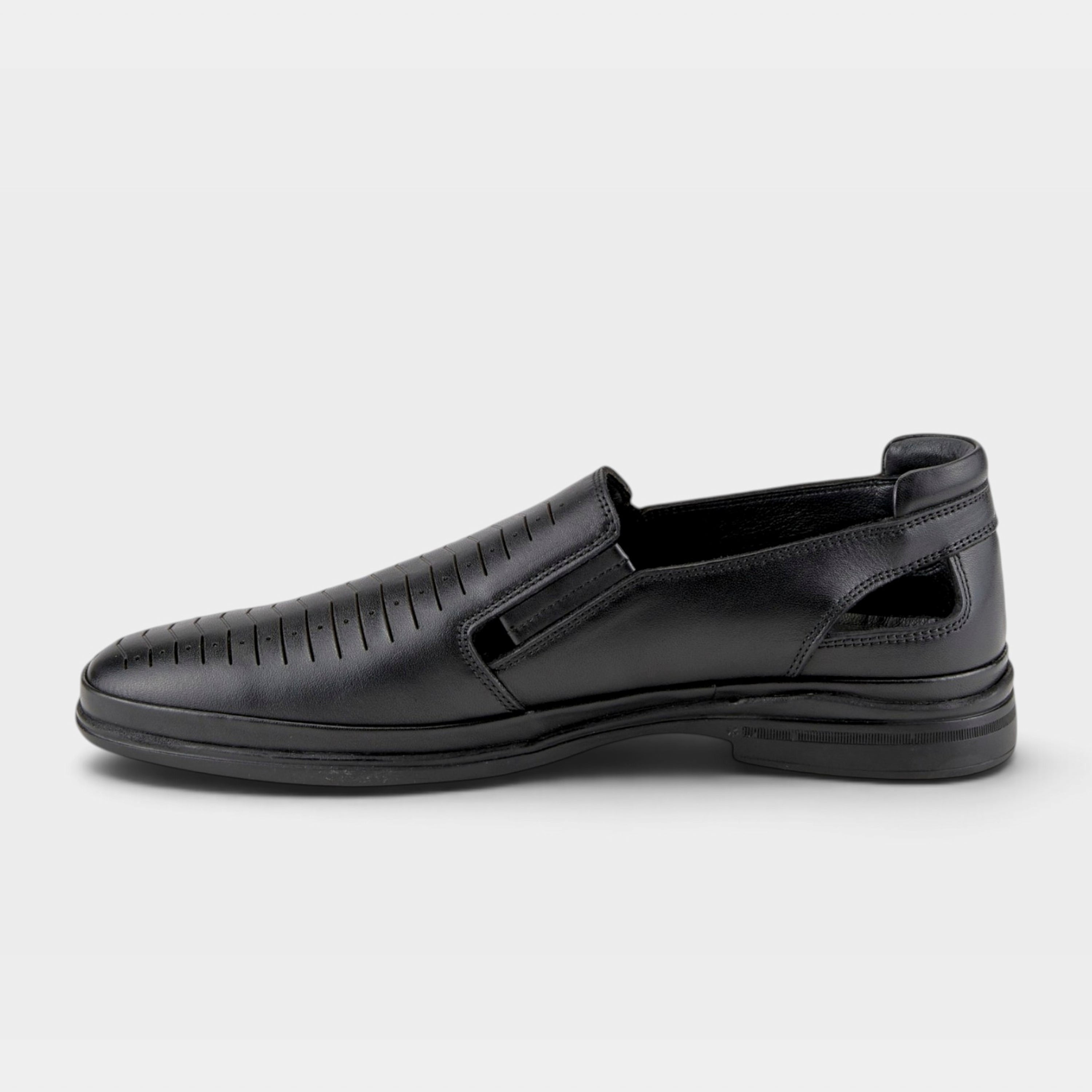 Spring Step Men Bane Black Shoe