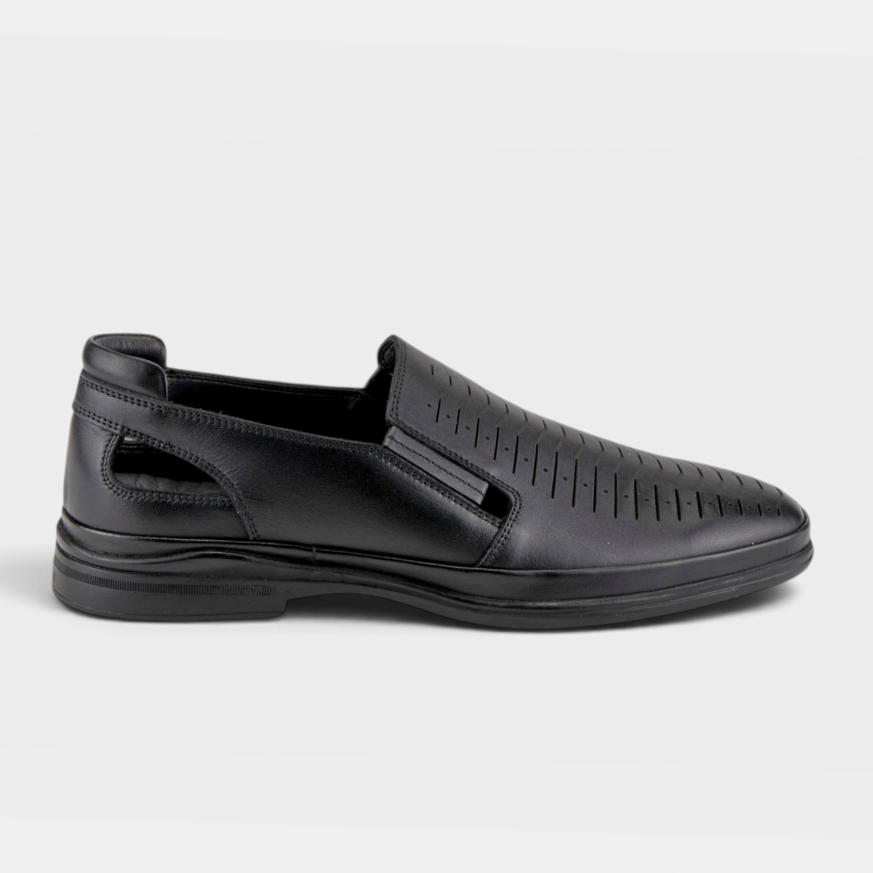 Spring Step Men Bane Black Shoe