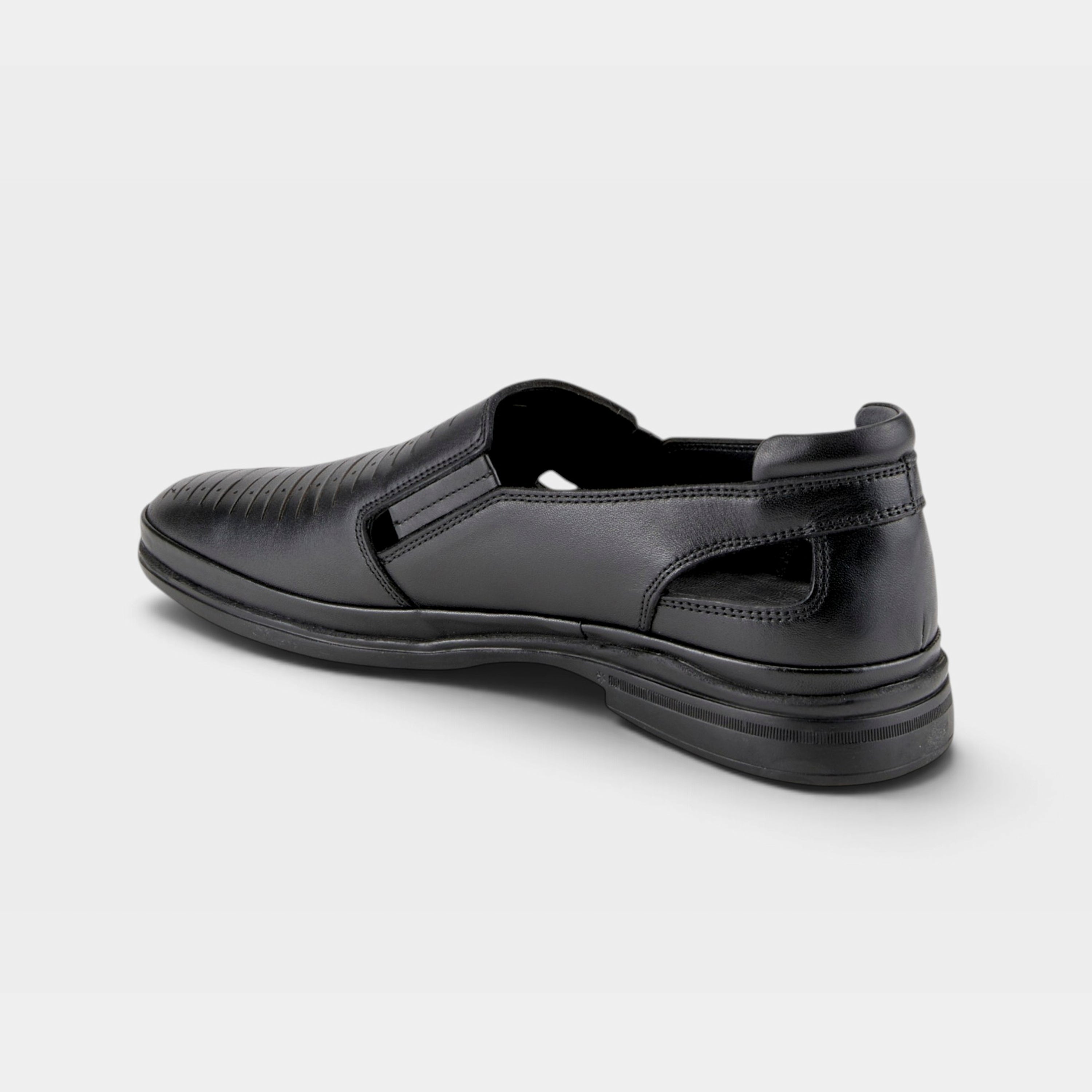 Spring Step Men Bane Black Shoe