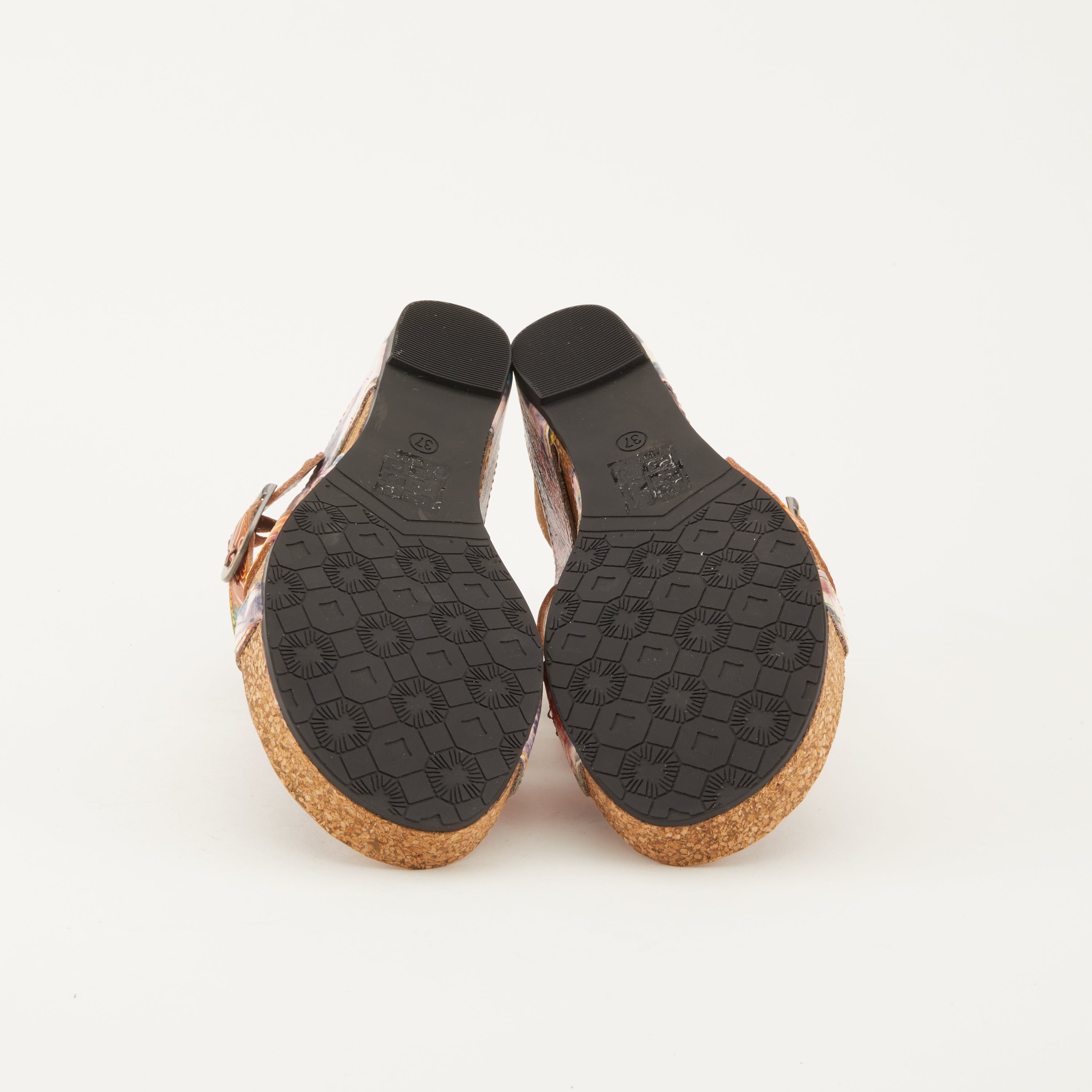 L'Artiste L'ARTISTE BAOCIRE SLIDE SANDALS sandal in camel multi with handcrafted leather design