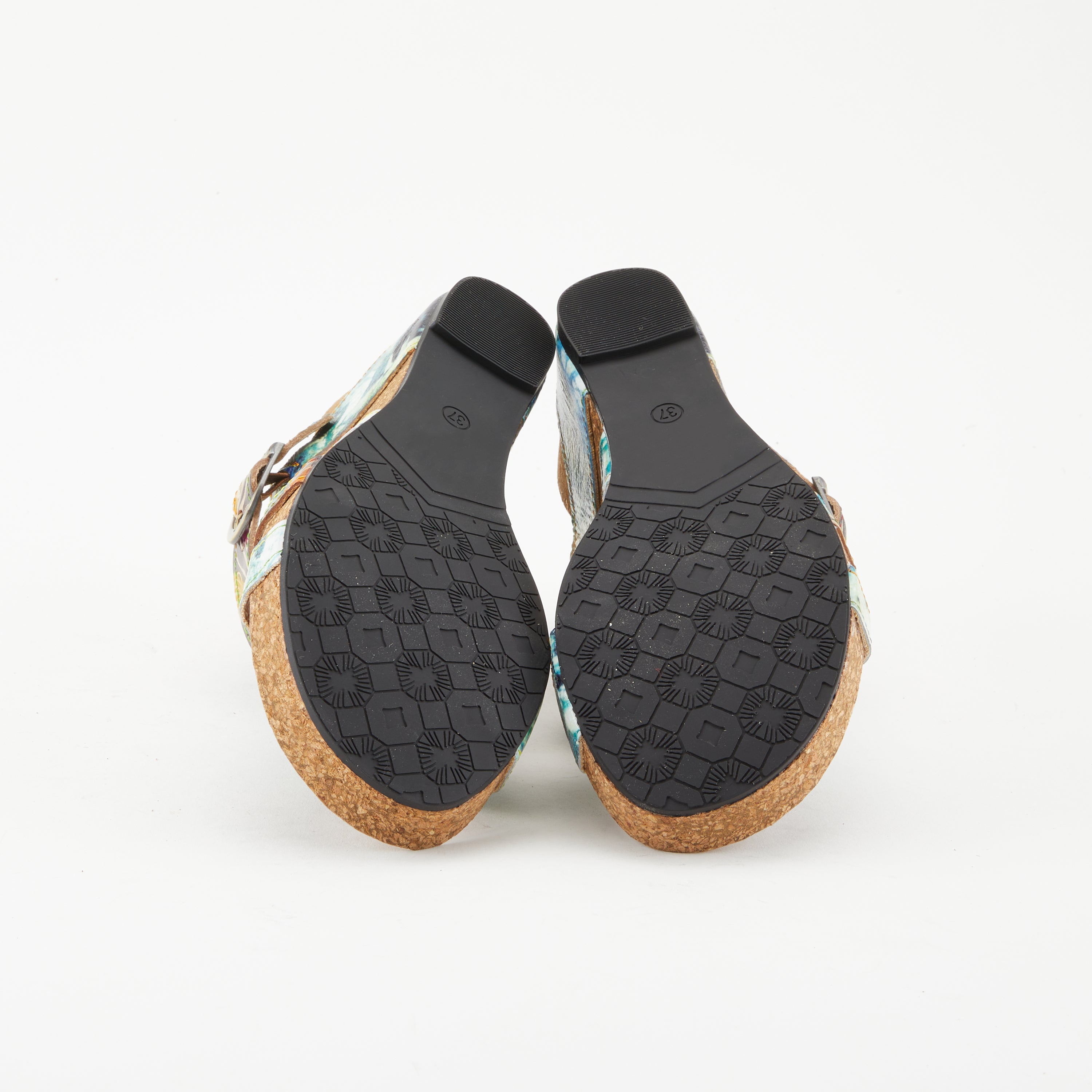 L'Artiste L'ARTISTE BAOCIRE SLIDE SANDALS sandal in camel multi with handcrafted leather design