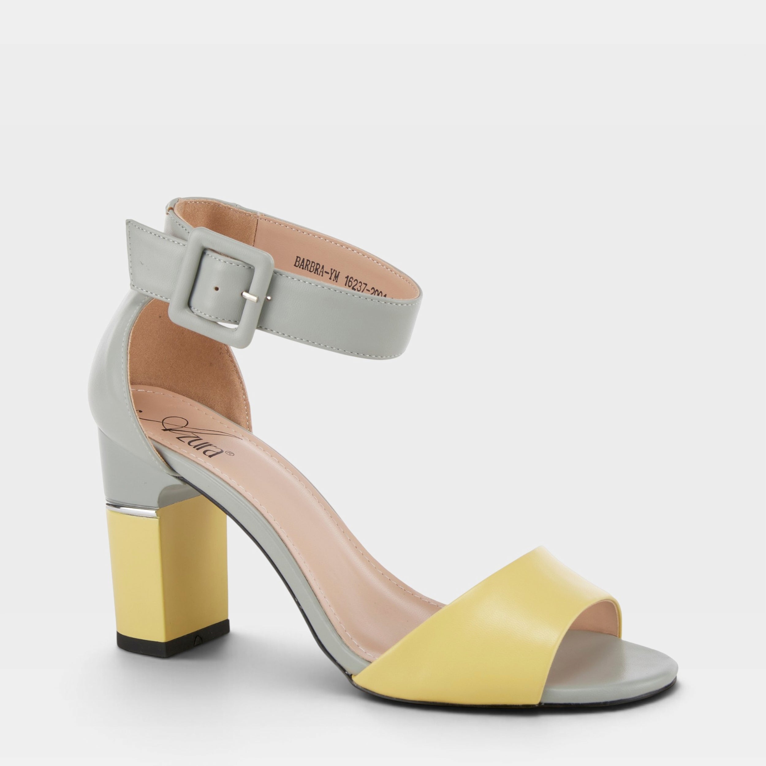 Azura Barbra Yellow Multi Sandal