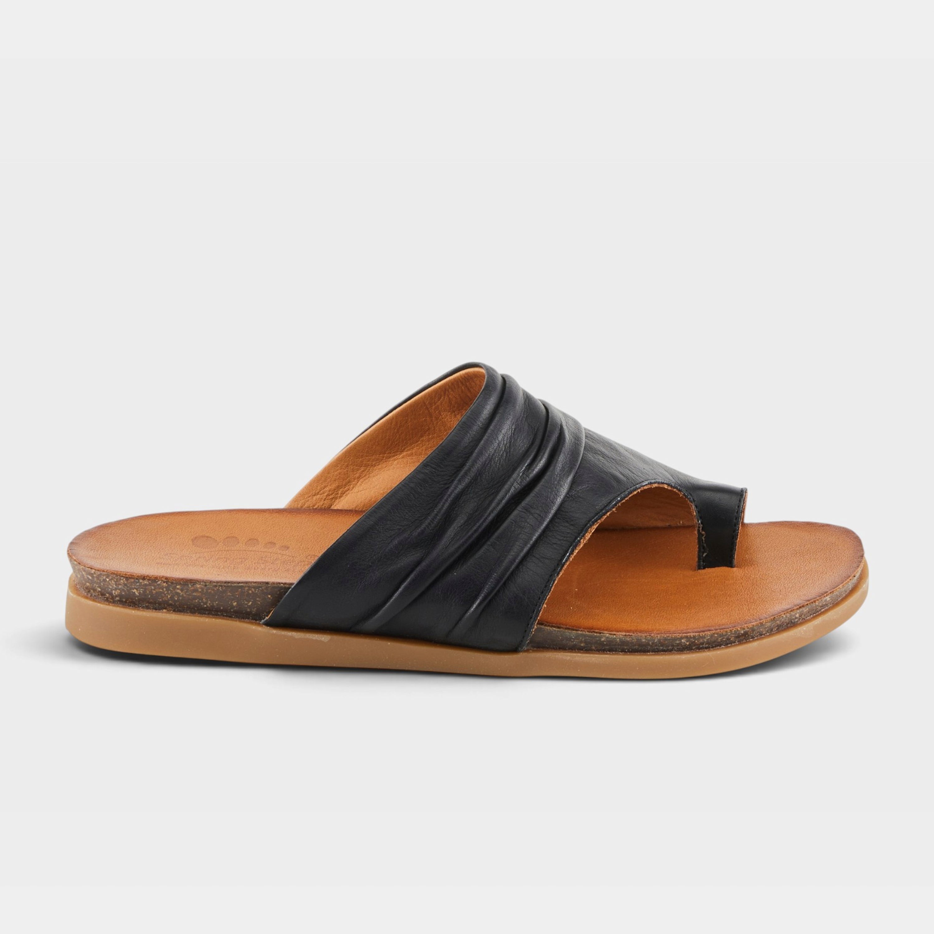 Spring Step Bates Black Sandal