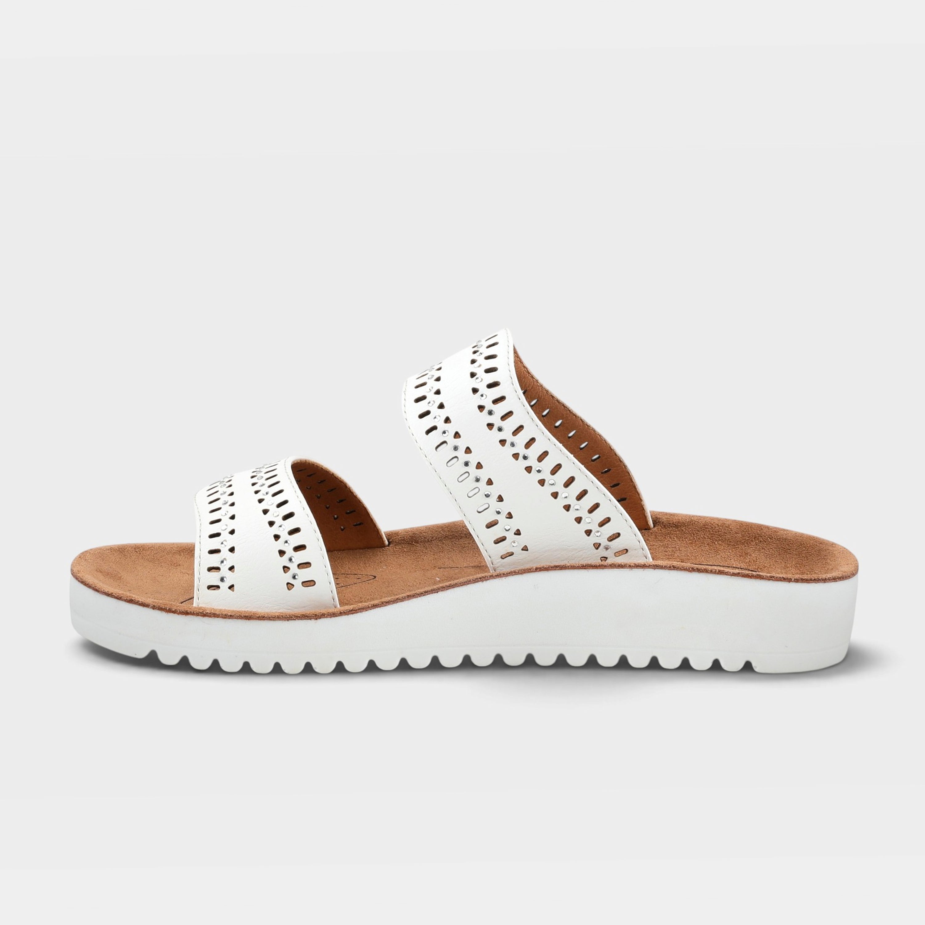 Flexus Bayshore White Sandal