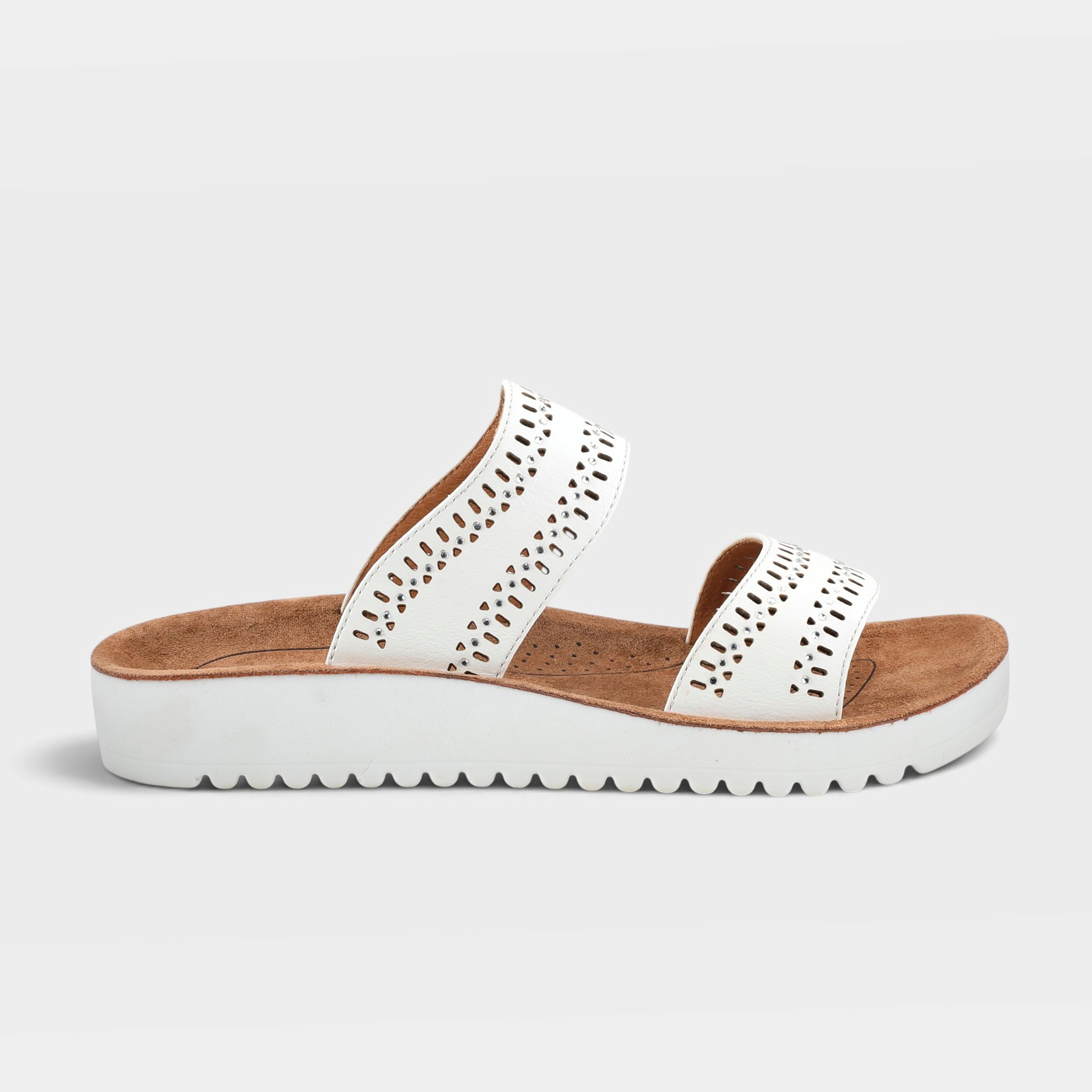 Flexus Bayshore White Sandal