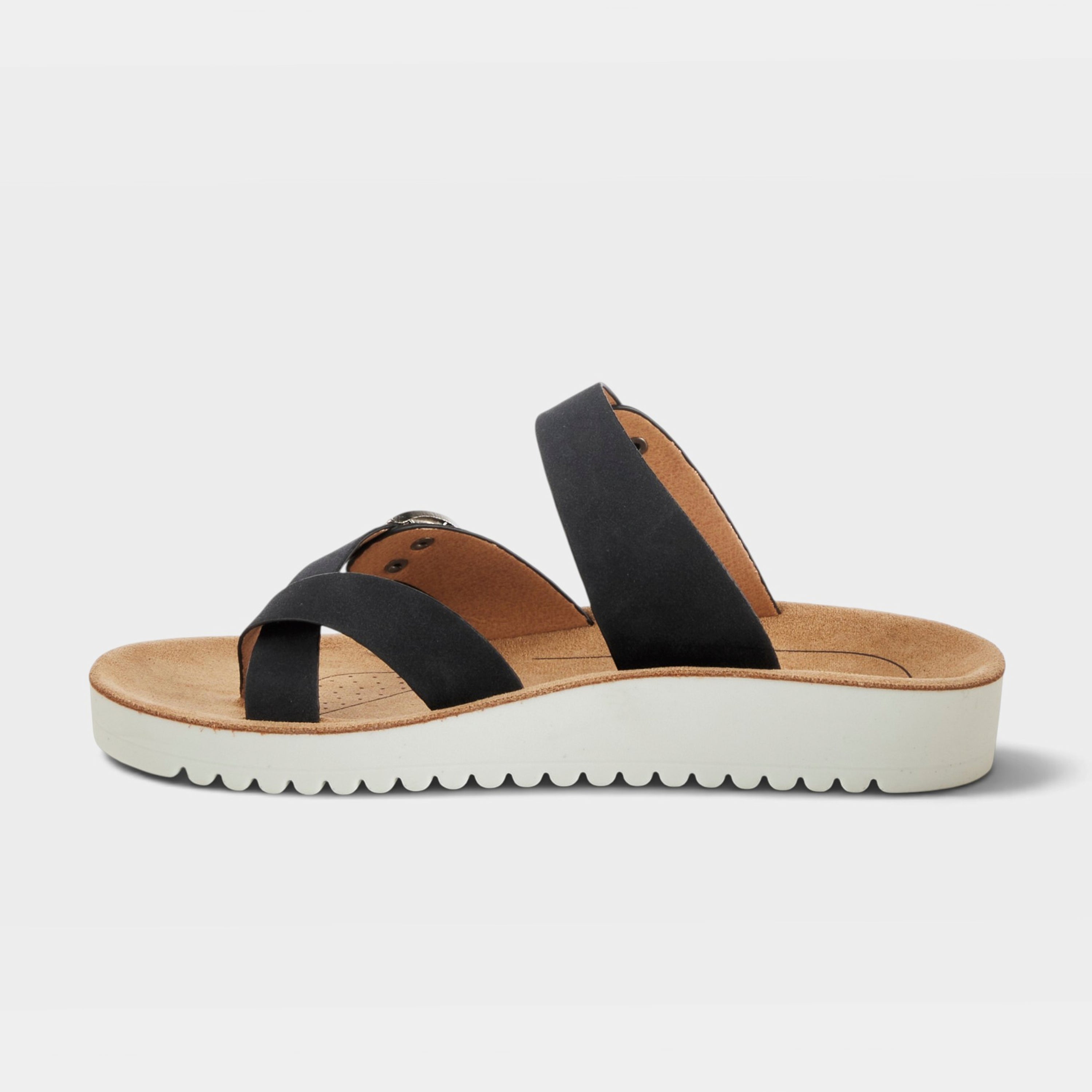 Flexus Bayside Black Sandal