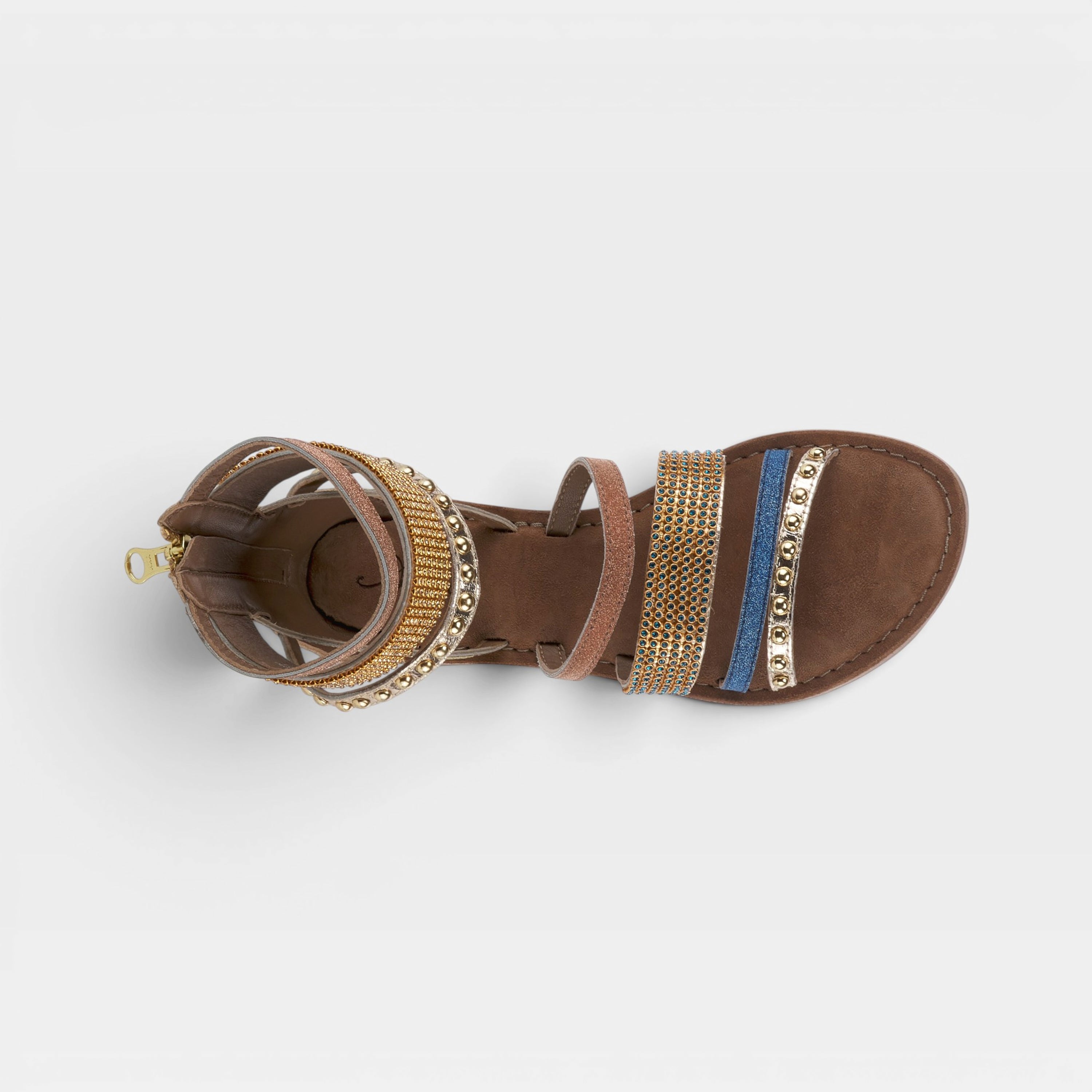 Azura Belalia Gold Multi Sandal