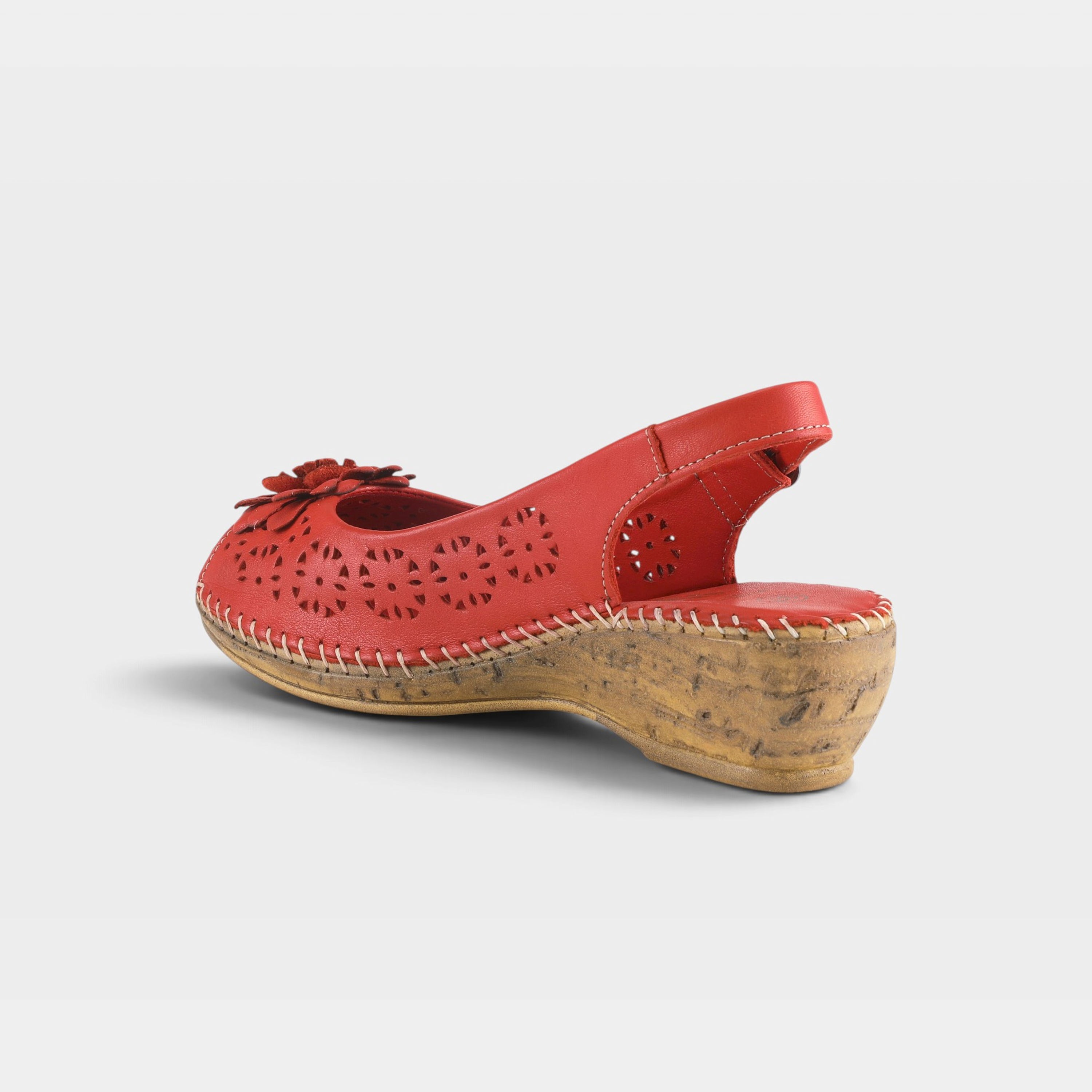 Spring Step Belford Red Sandal