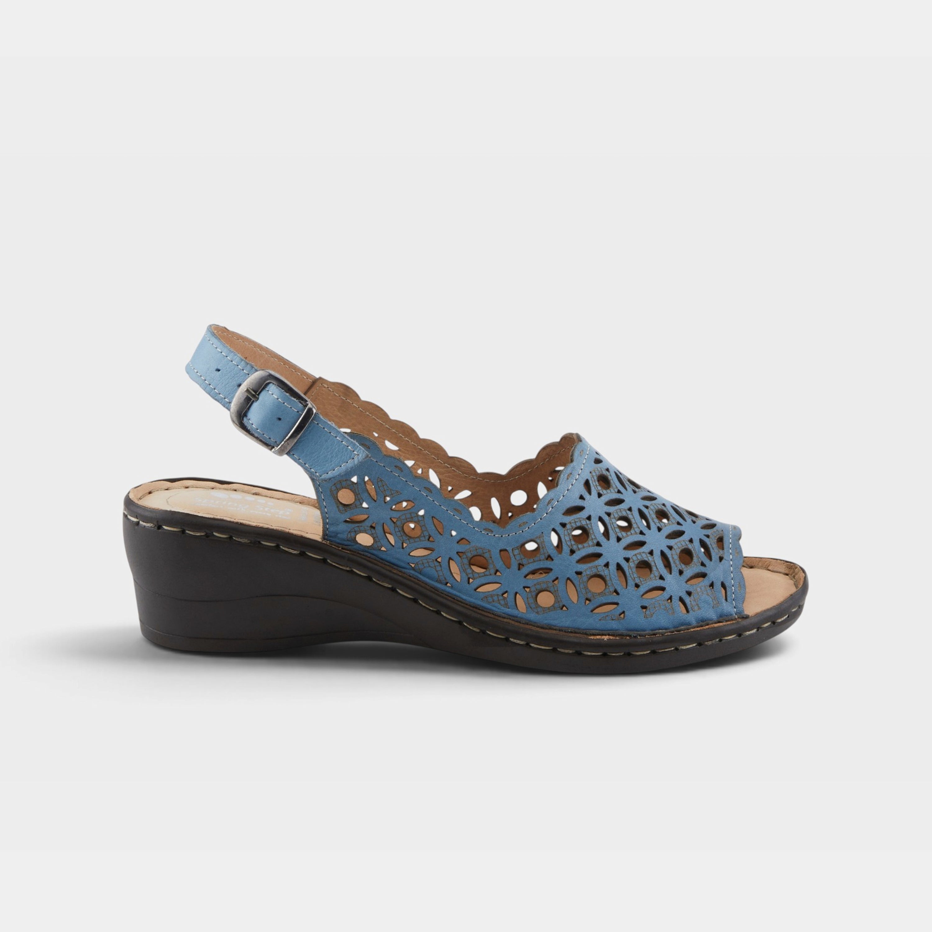 Spring Step Belizana Blue Sandal