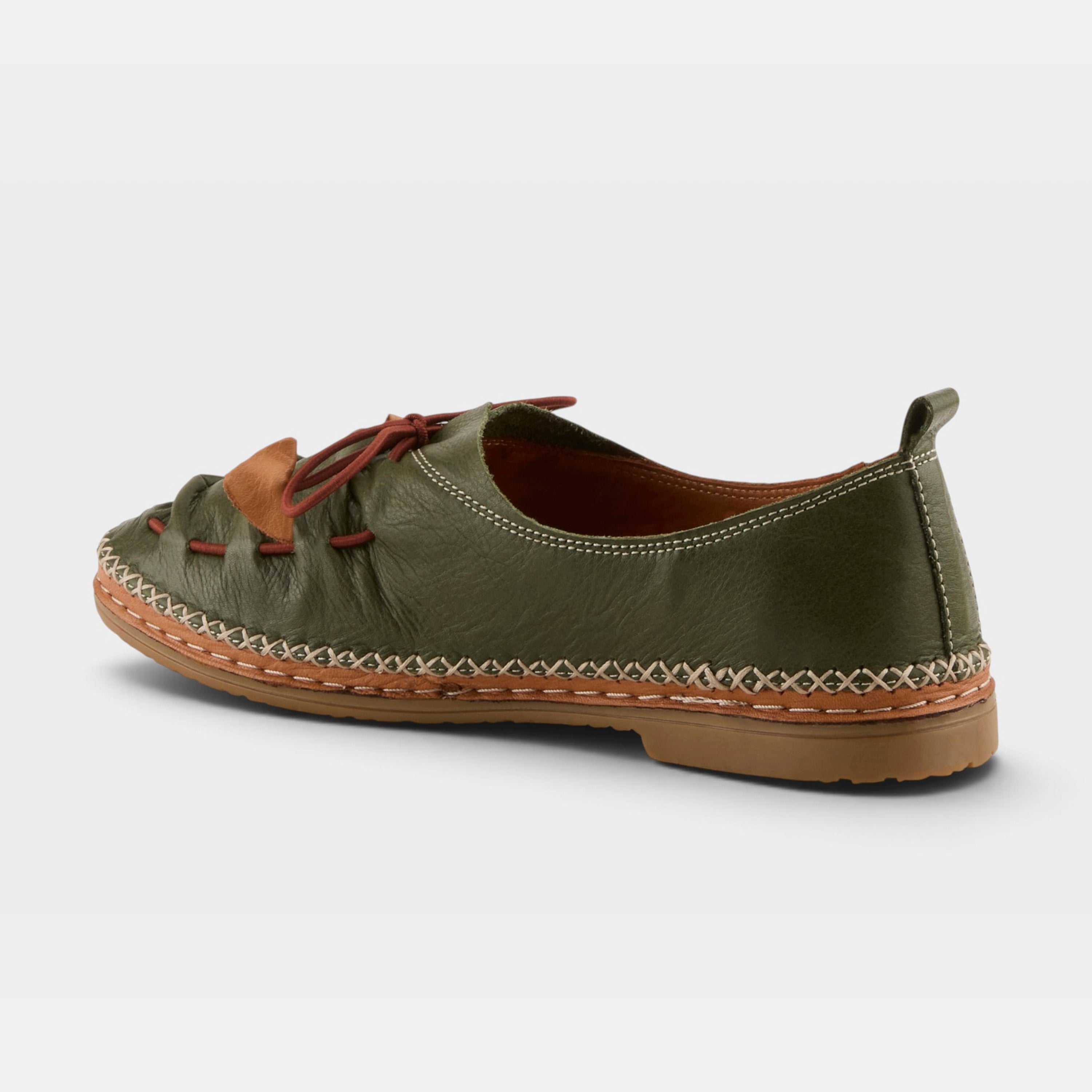 Spring Step Berna Dark Olive Shoe