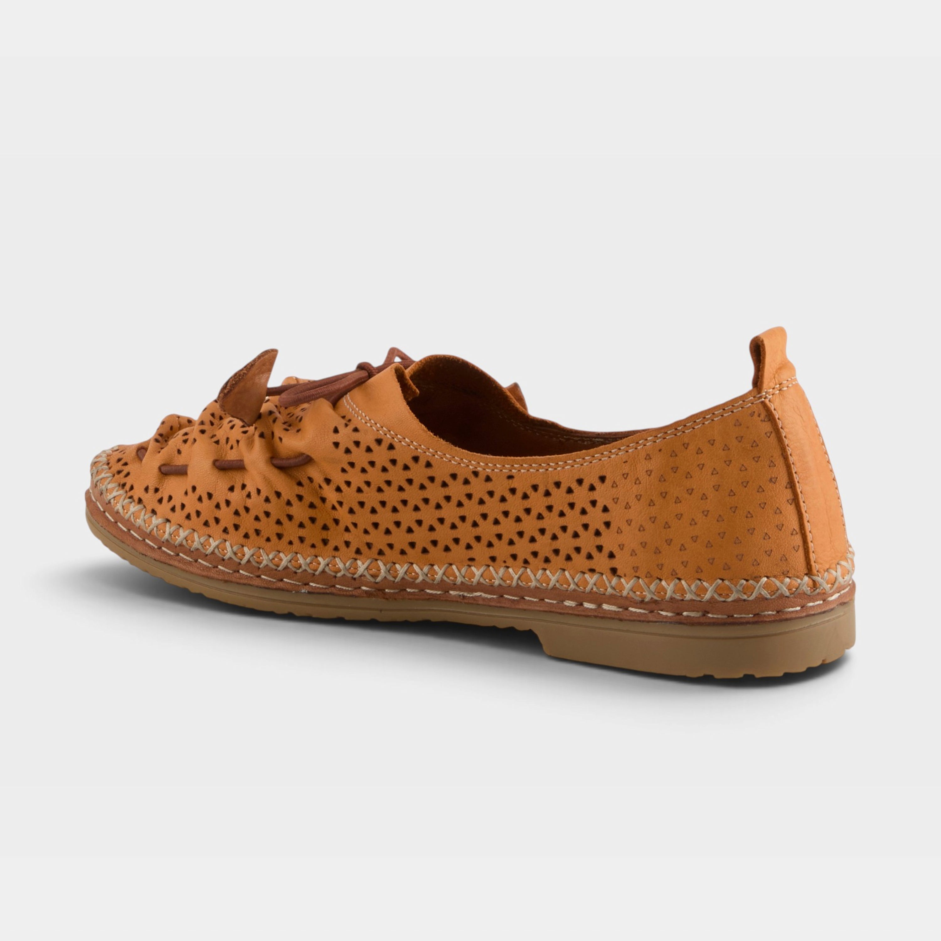 Spring Step Berna-Perf Orange Slip-on Shoe