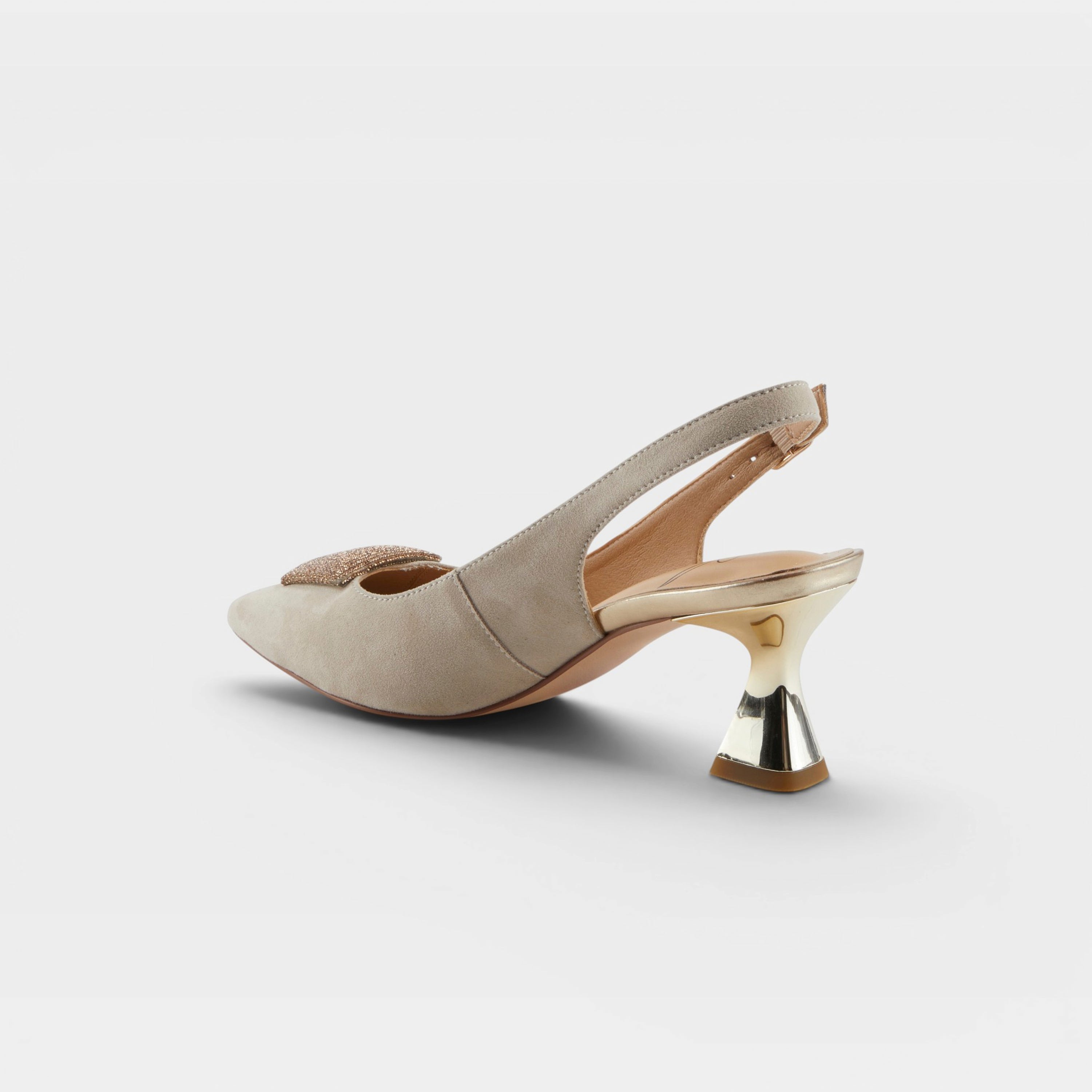 Azura Blingiton Beige Shoe