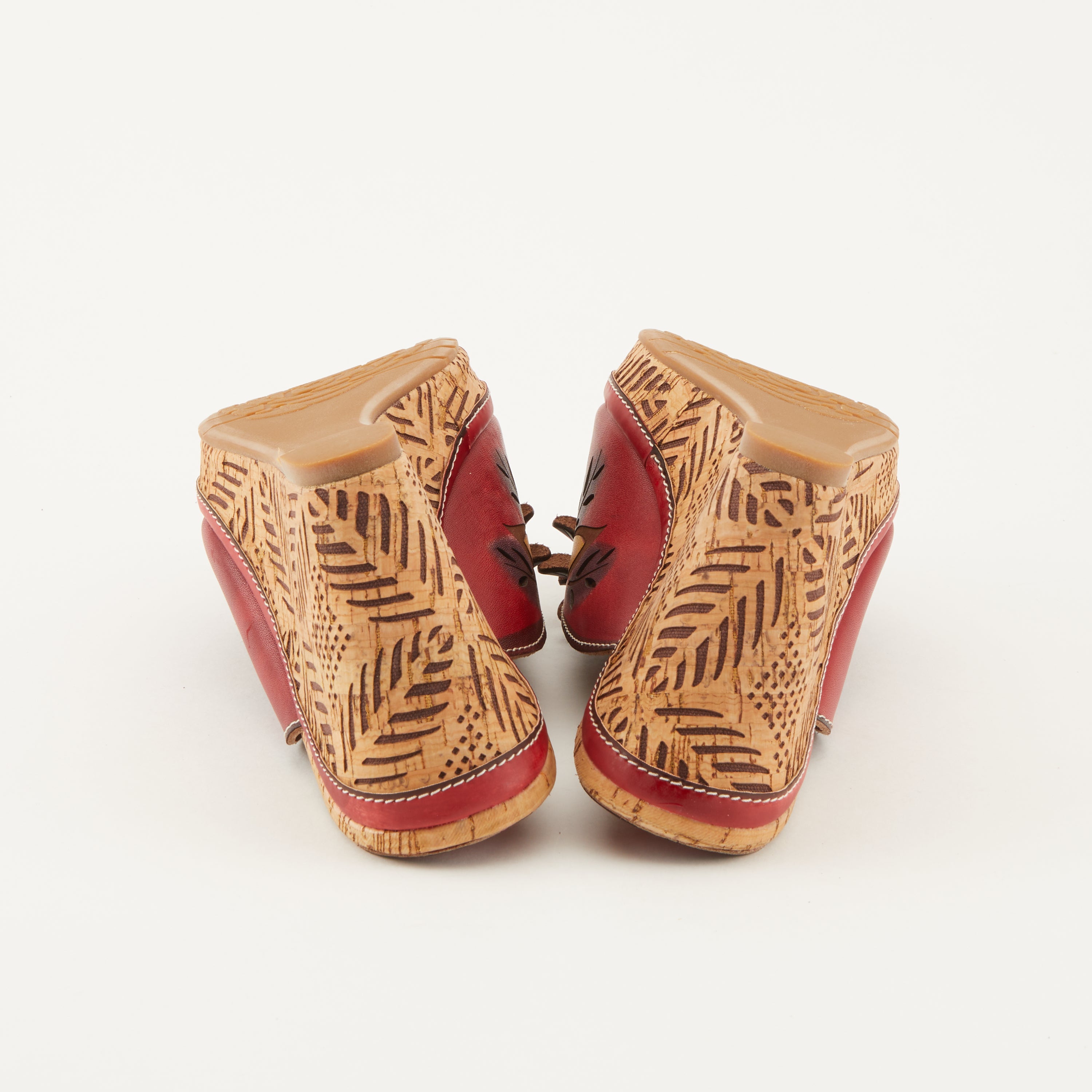 L'Artiste L'ARTISTE BLOOM SLIDE SANDALS sandal in blue multi with handcrafted leather design