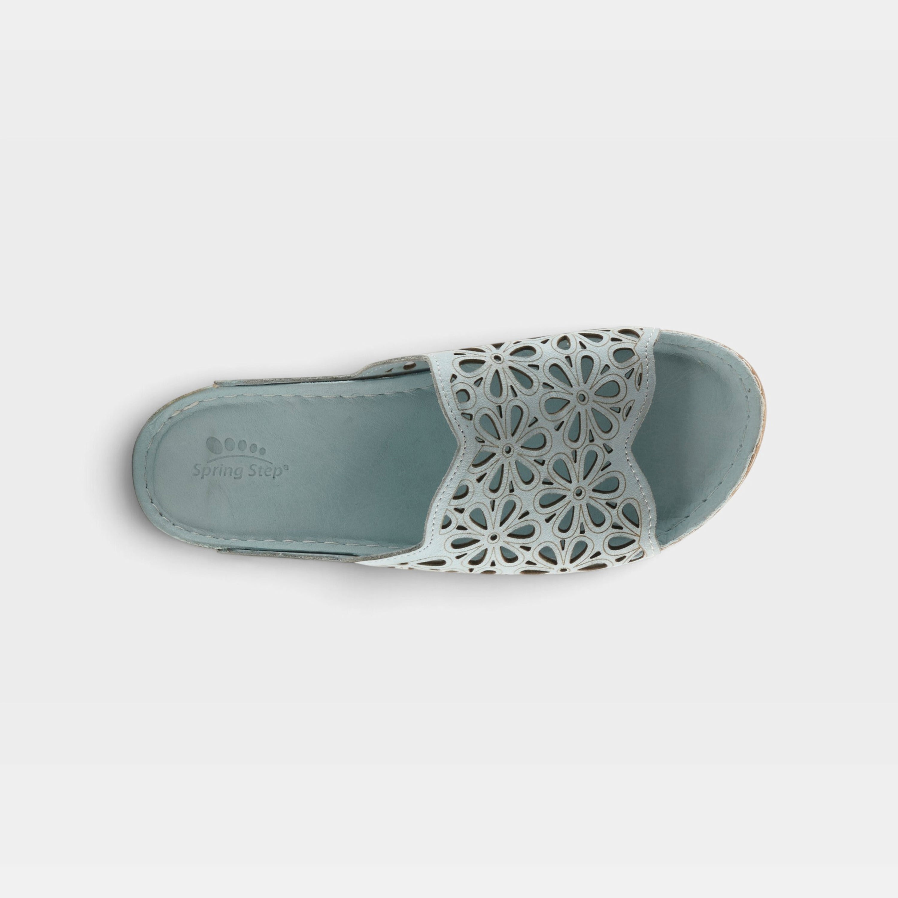 Spring Step Bloomella Sky Blue Sandal