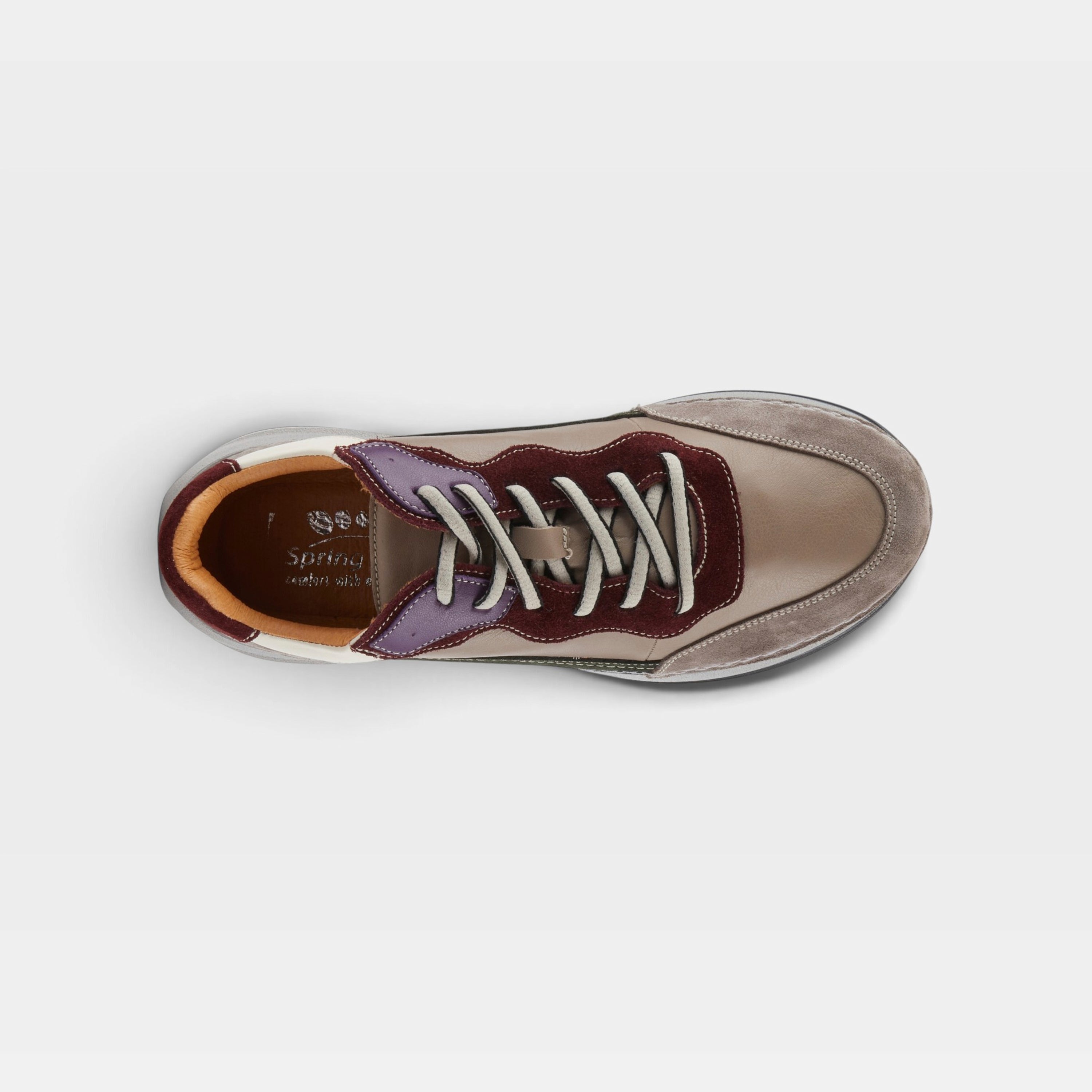 Spring Step Booker Grey Multi Sneaker