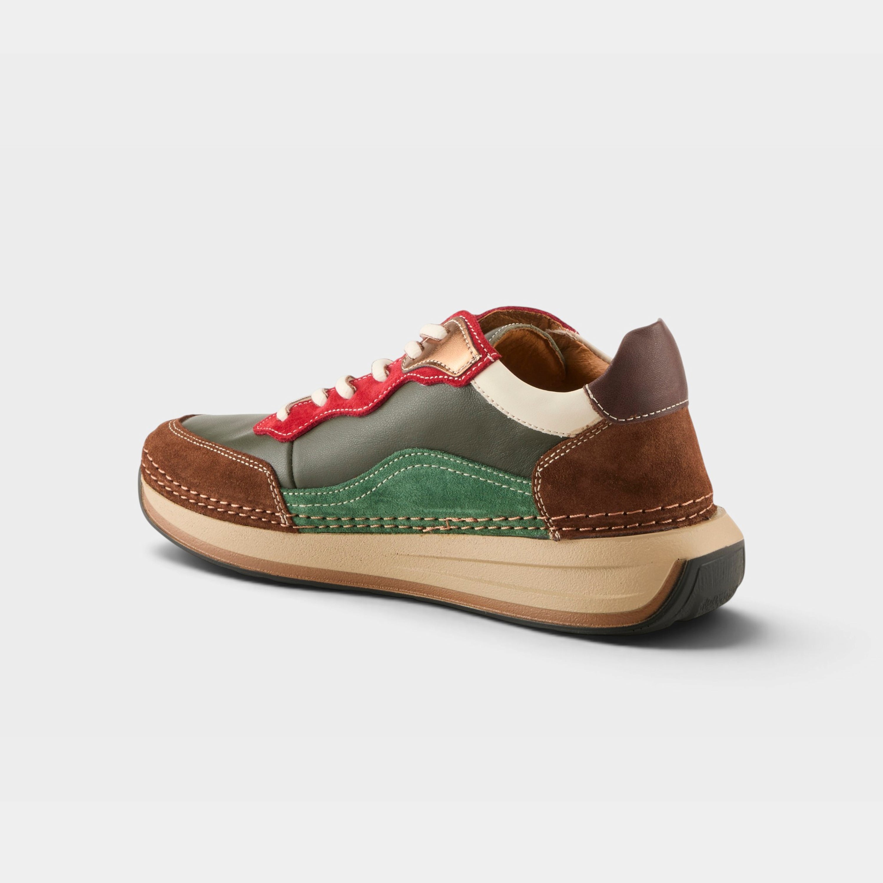 Spring Step Booker Olive Multi Sneaker
