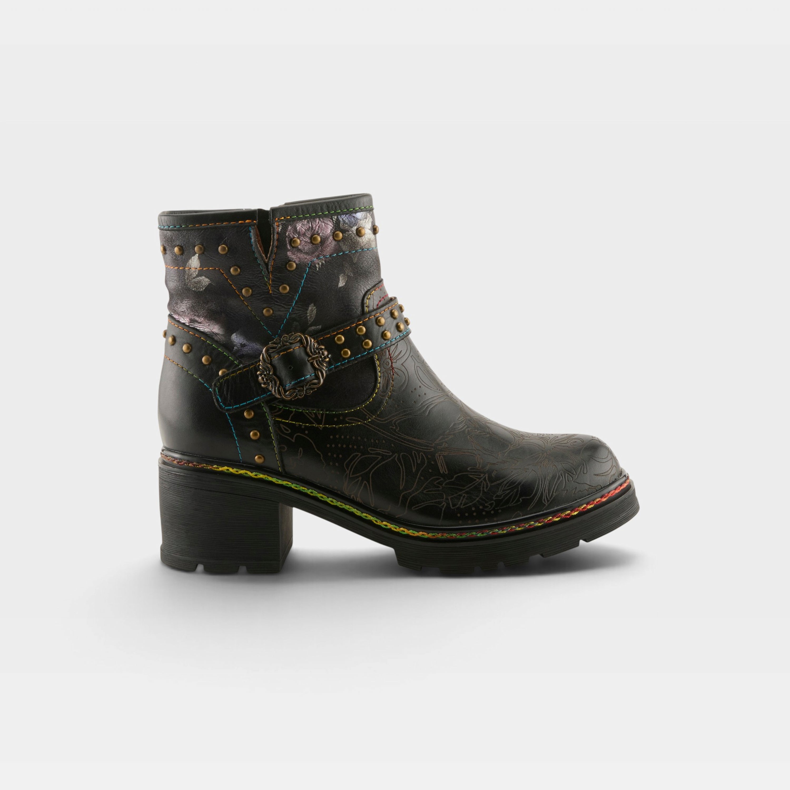 L'Artiste Branchout boots in Black Multi, hero view