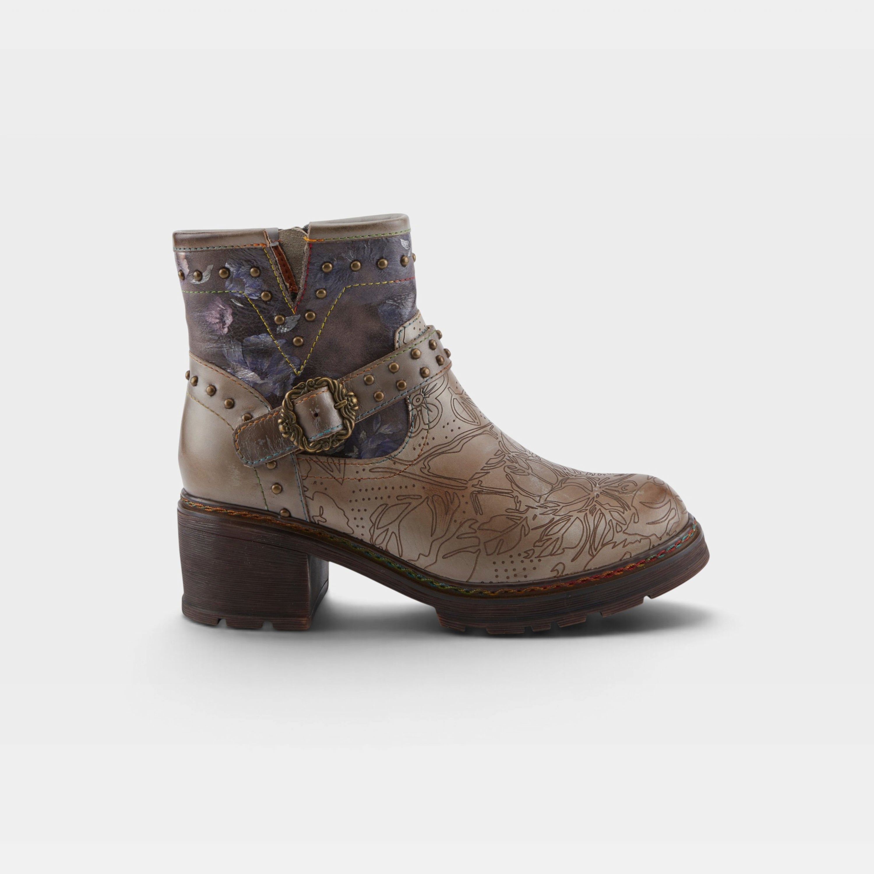 L'Artiste Branchout boots in Grey Multi, hero view