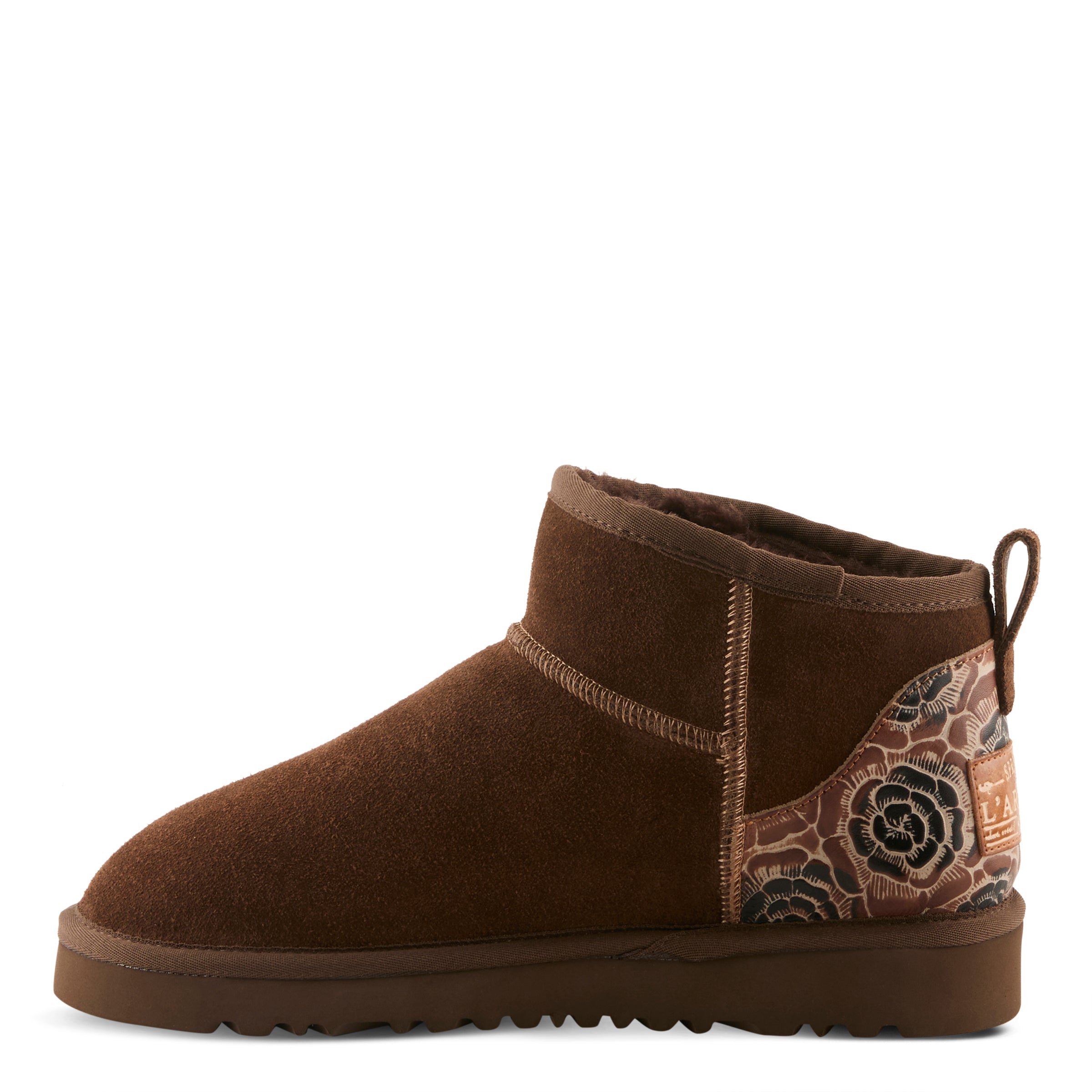 DARK BROWN MULTI SUEDE