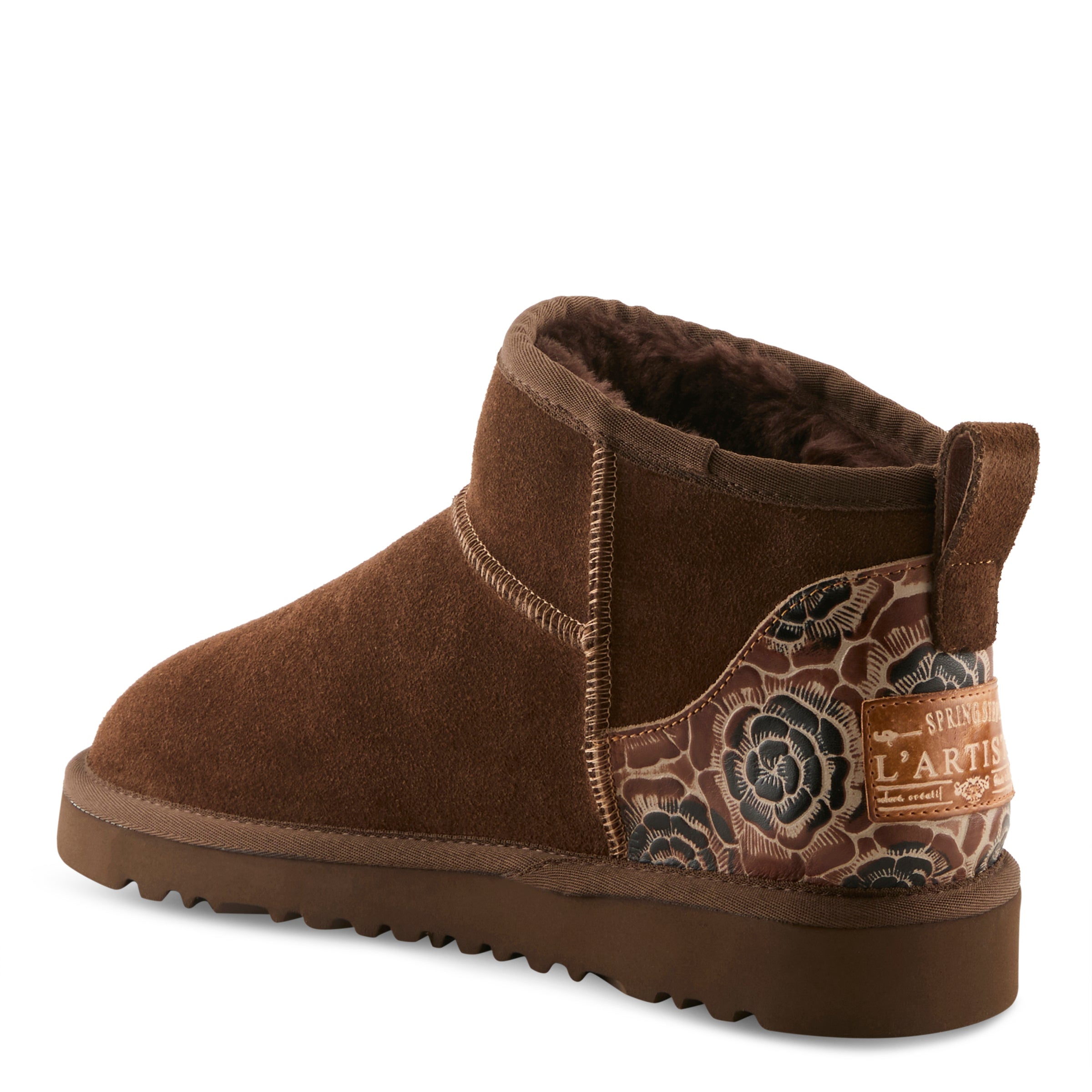 DARK BROWN MULTI SUEDE