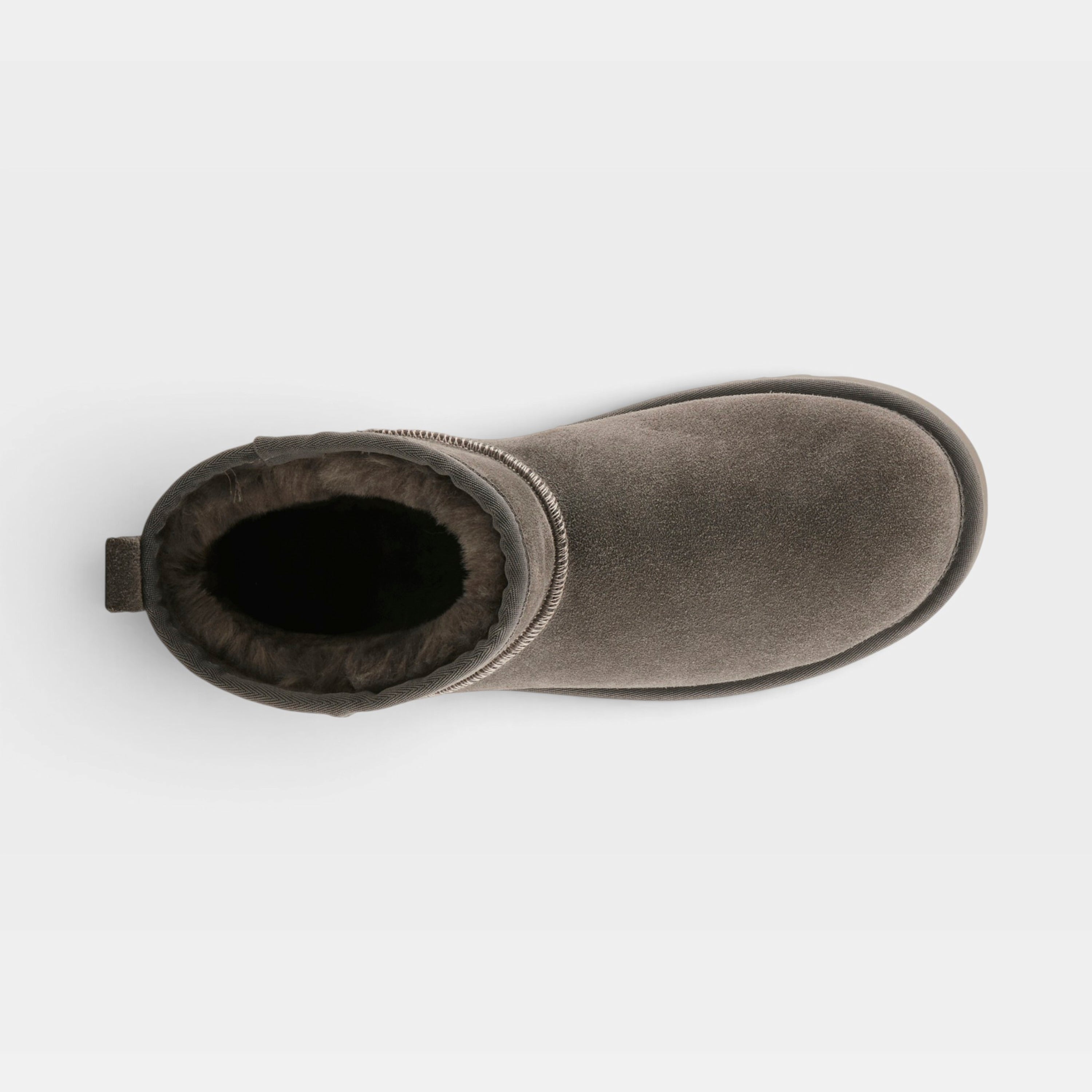 L'Artiste Brandai boots in Grey Multi Suede, top view