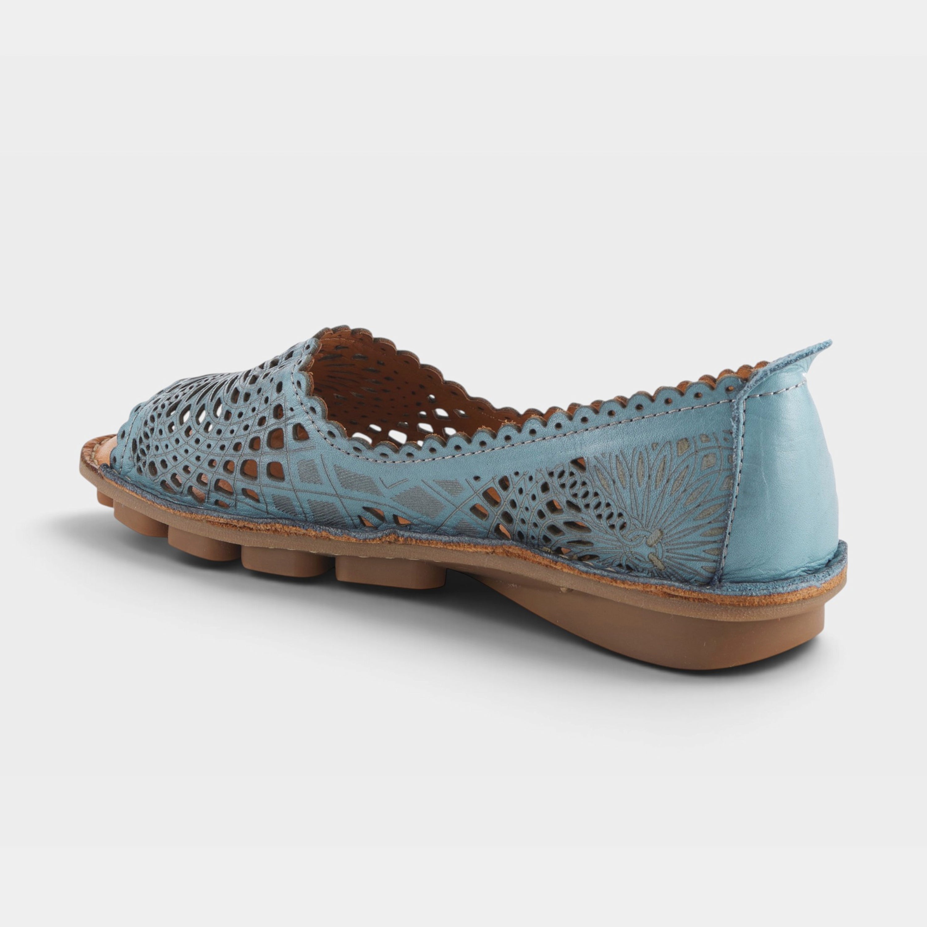 Spring Step Brandal Blue Slip-on Shoe