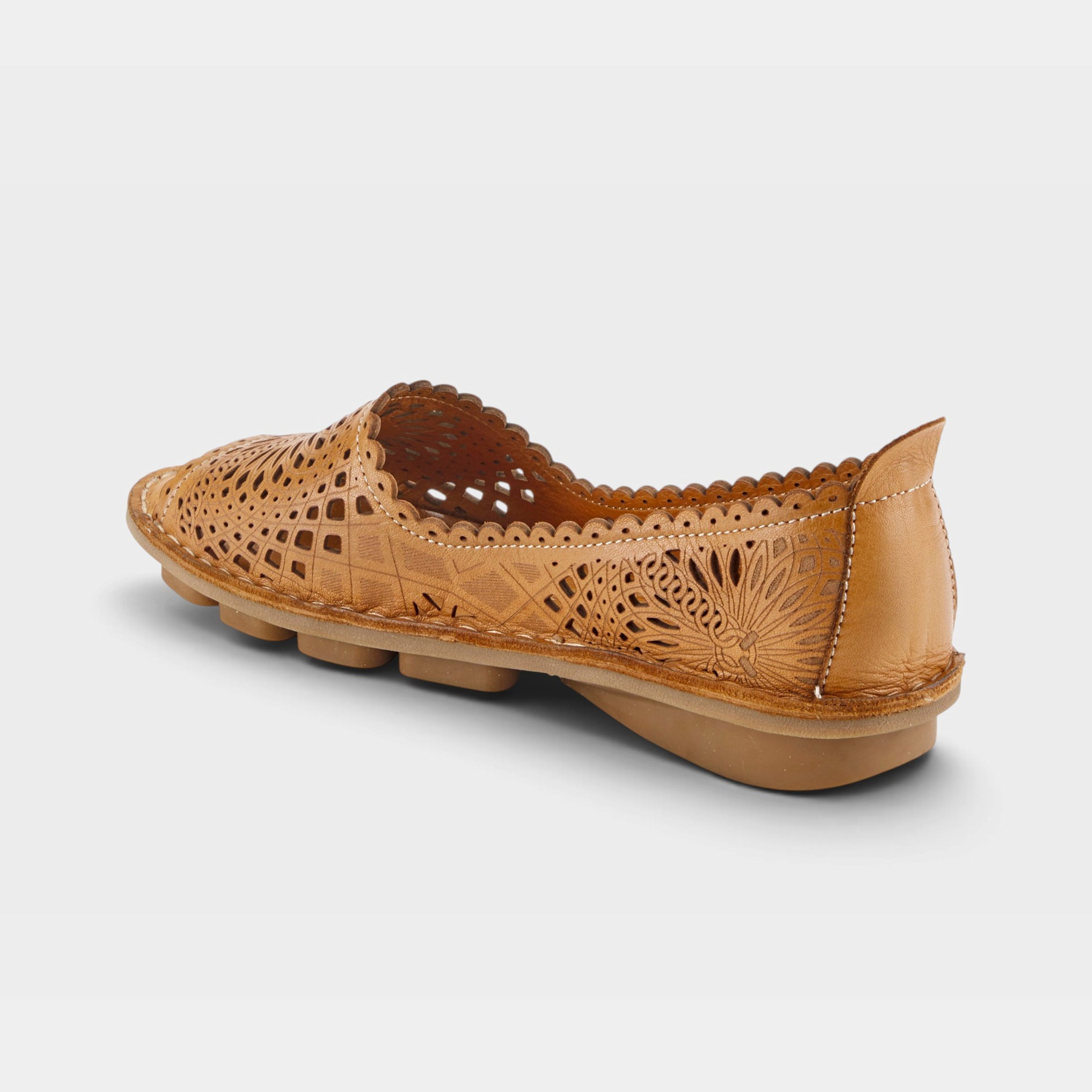 Spring Step Brandal Camel Slip-on Shoe