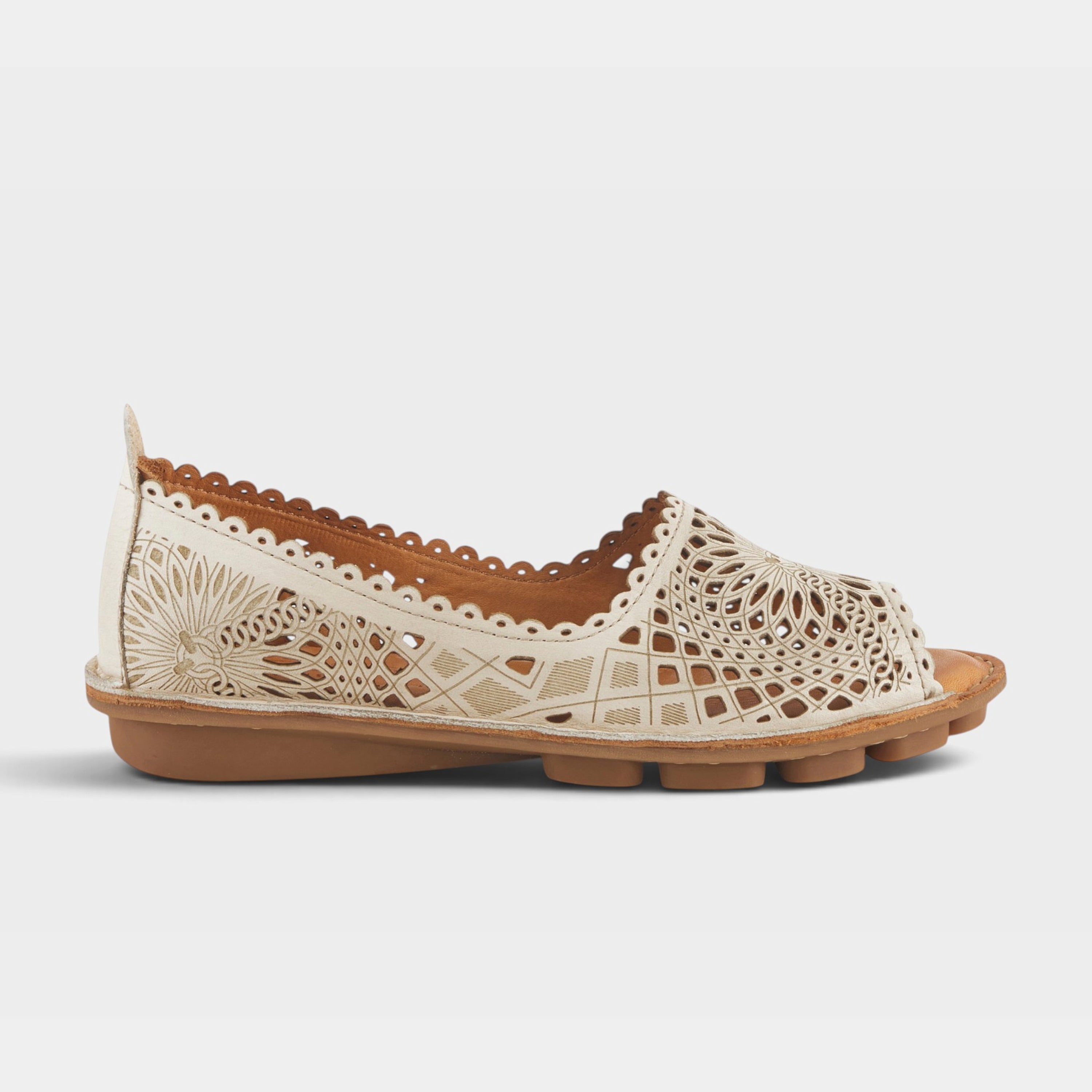 Spring Step Brandal Light Grey Slip-on Shoe