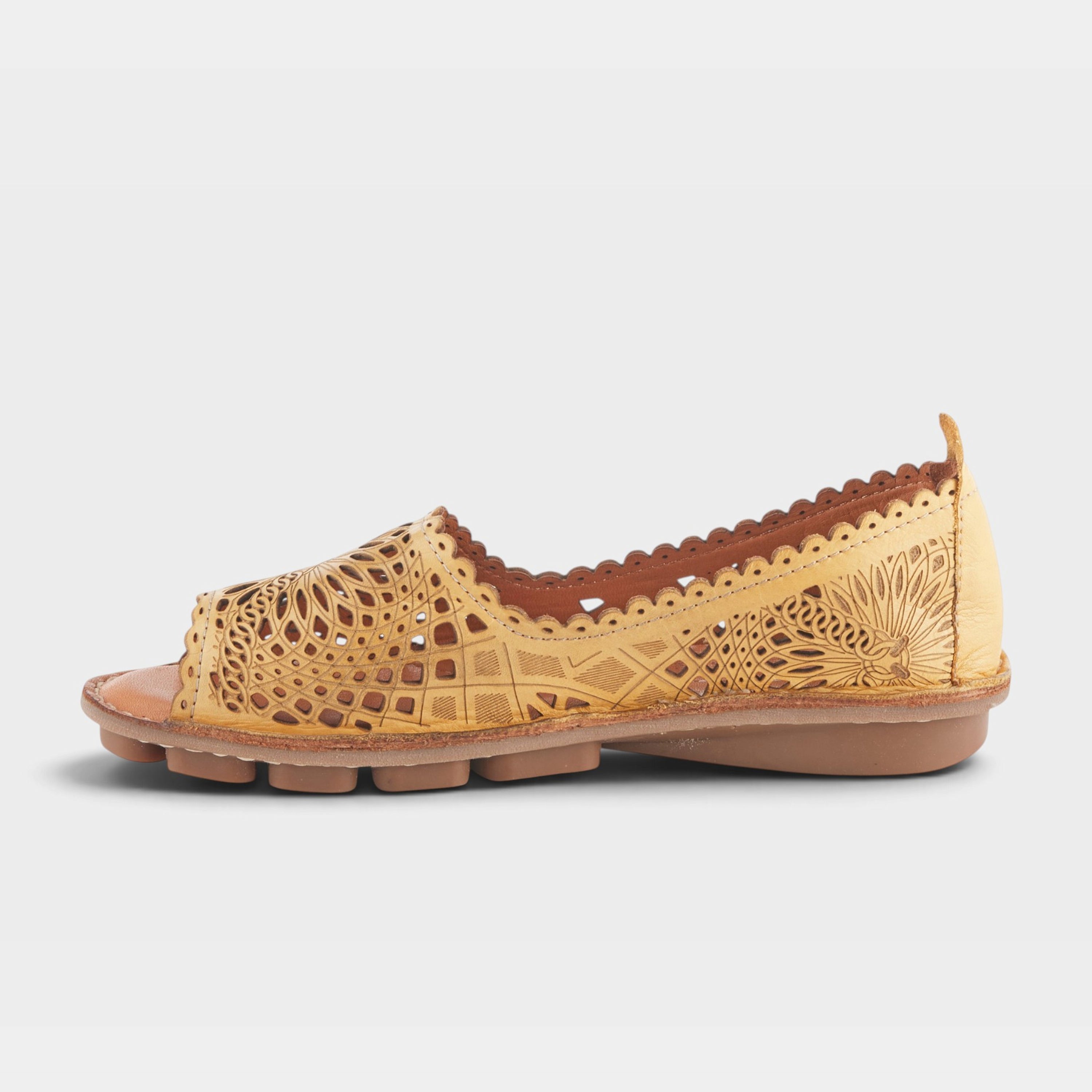Spring Step Brandal Yellow Slip-on Shoe