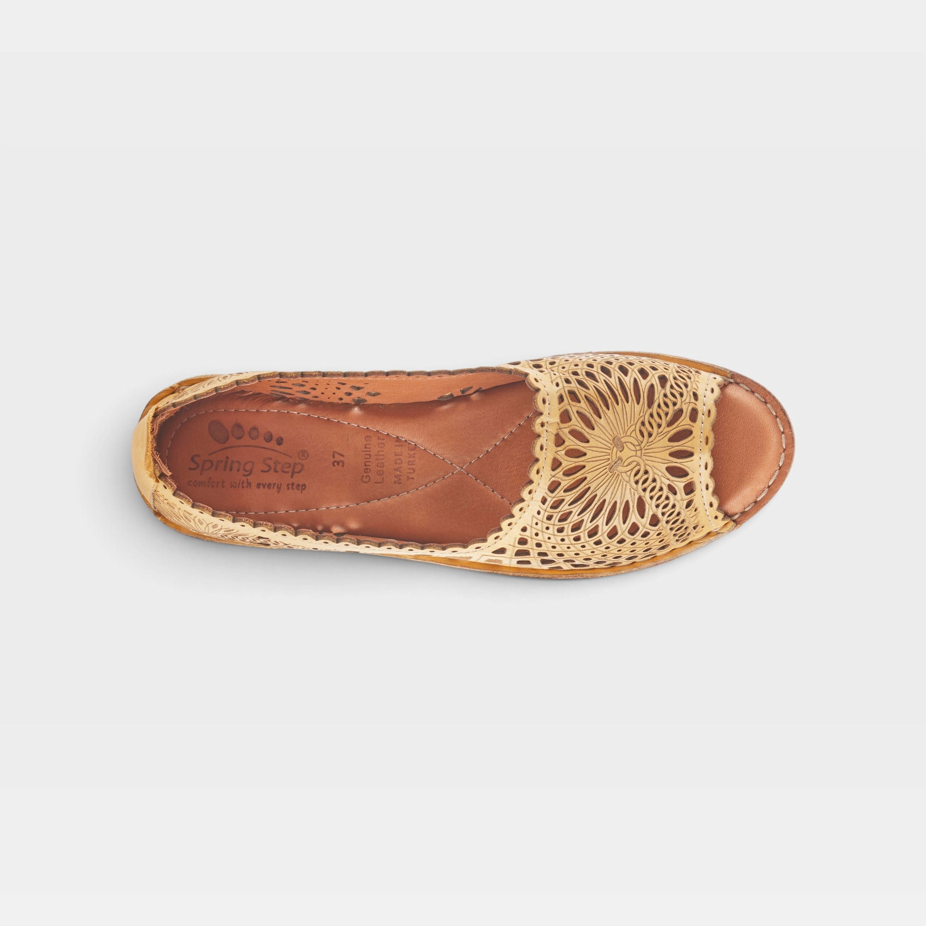 Spring Step Brandal Yellow Slip-on Shoe
