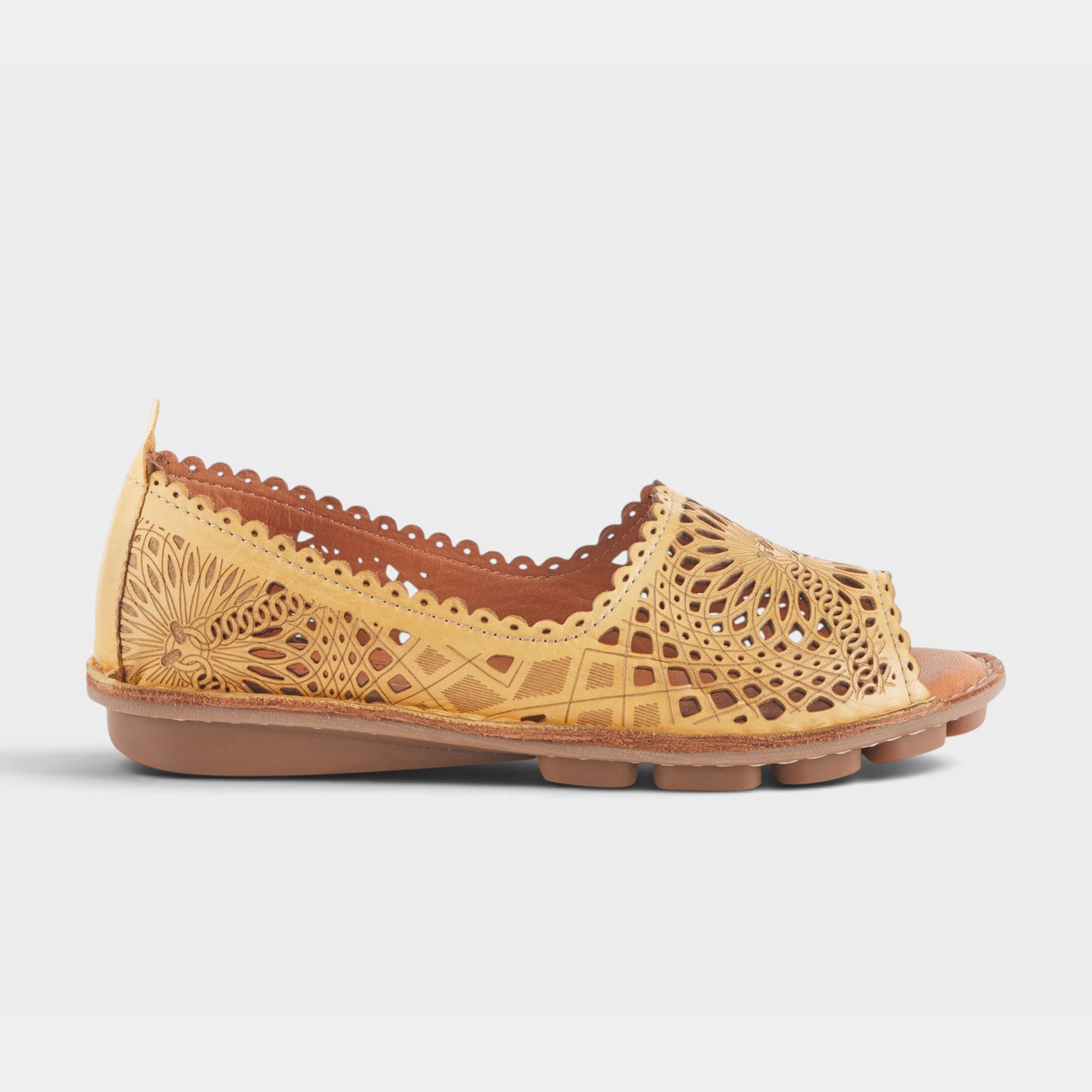 Spring Step Brandal Yellow Slip-on Shoe