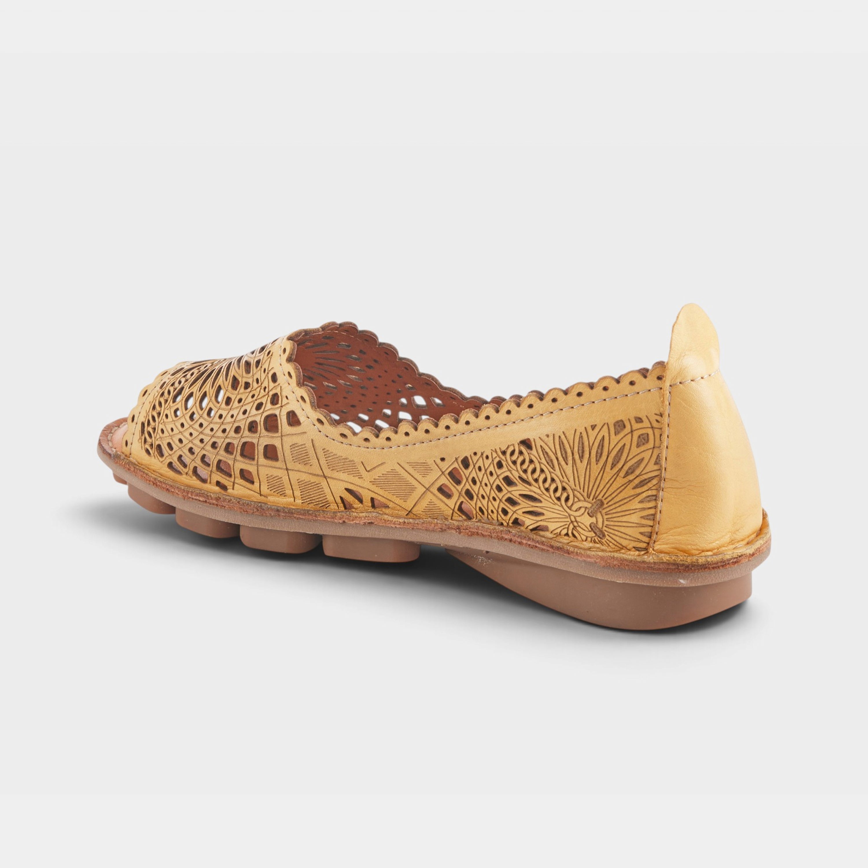 Spring Step Brandal Yellow Slip-on Shoe