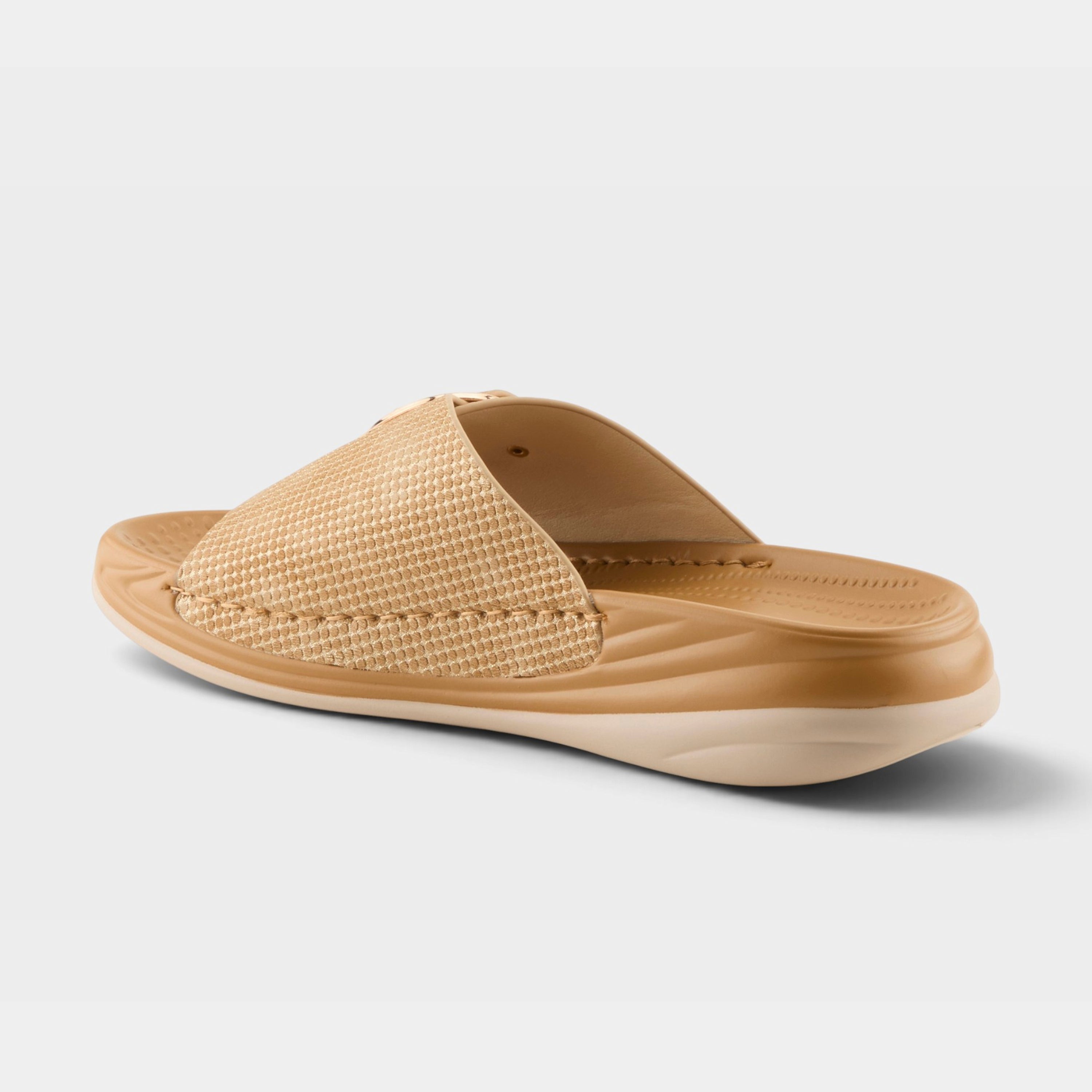 Flexus Brewer Tan Metallic Sandal