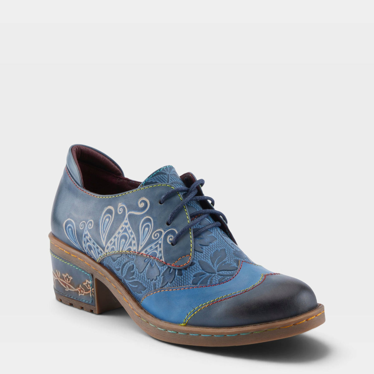 L'Artiste BRITEETOE SHOES in BLUE, front view