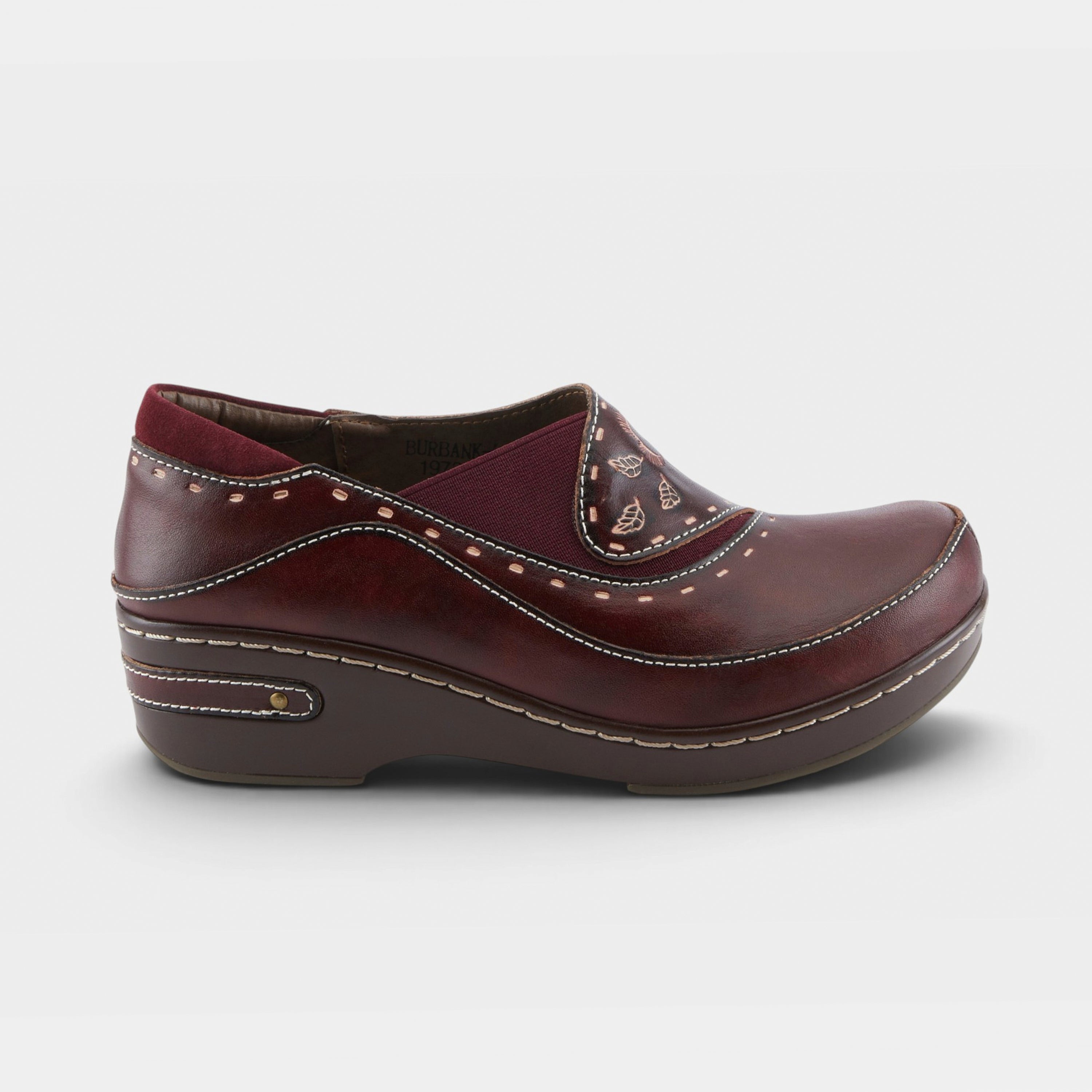 L'Artiste Burbank clogs in Bordeaux, hero view
