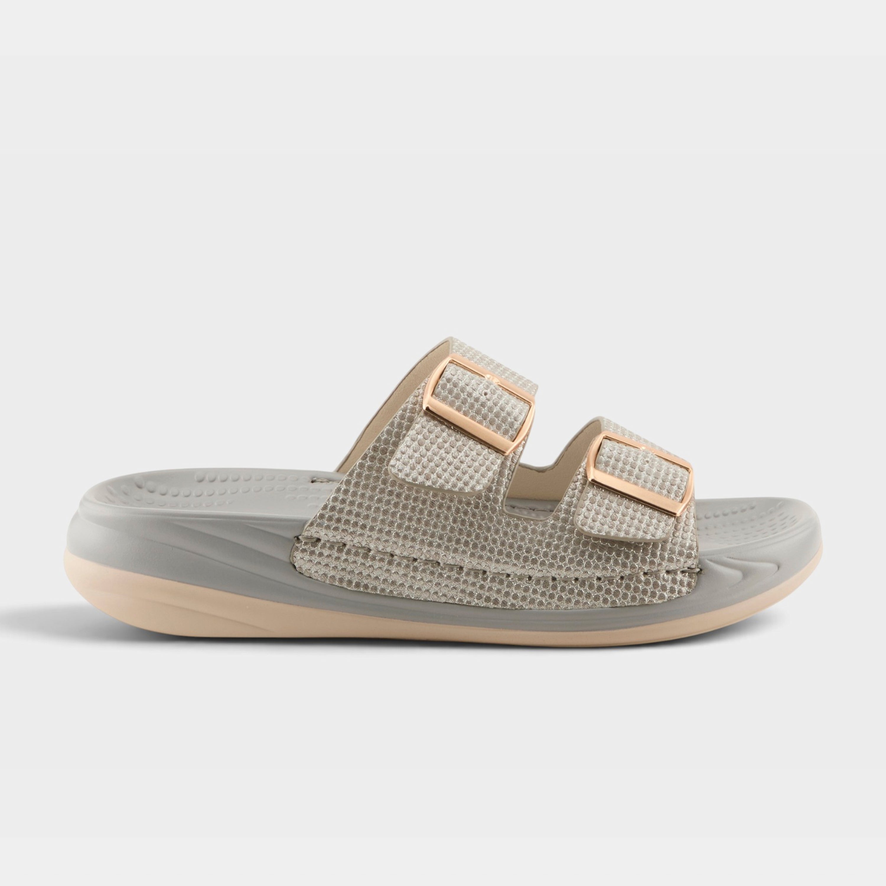 Flexus Buttermere Grey Metallic Sandal
