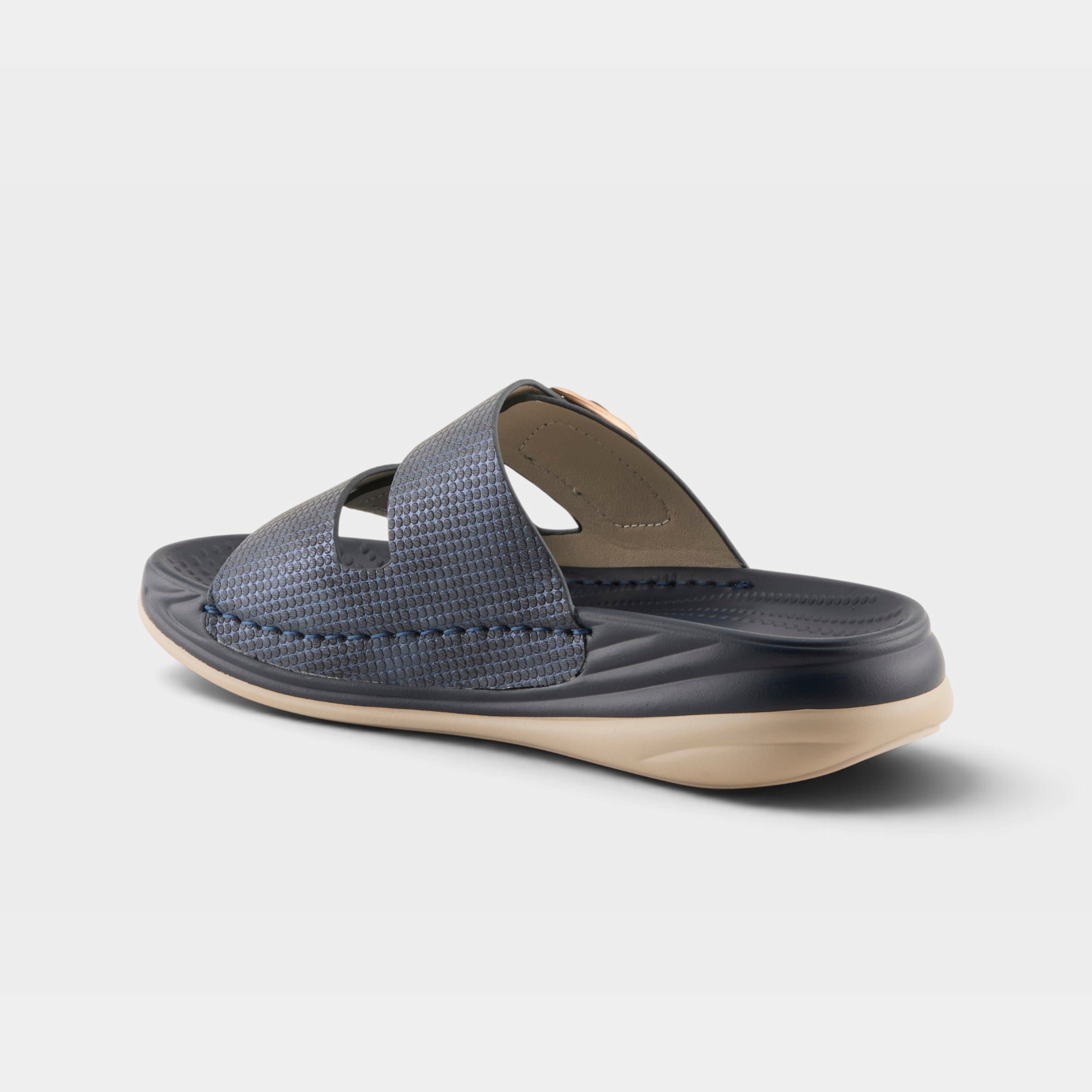 Flexus Buttermere Navy Metallic Sandal