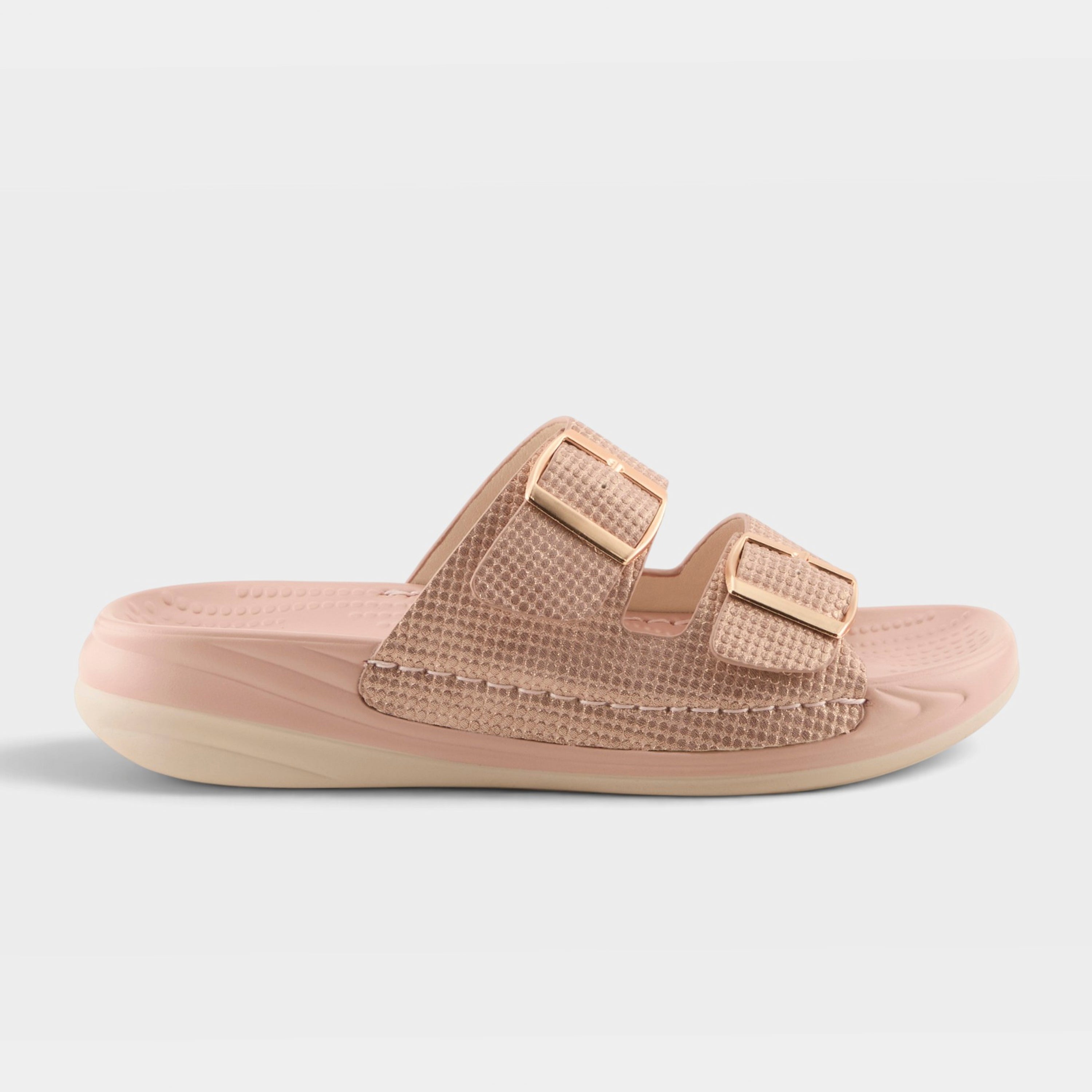 Flexus Buttermere Pink Metallic Sandal
