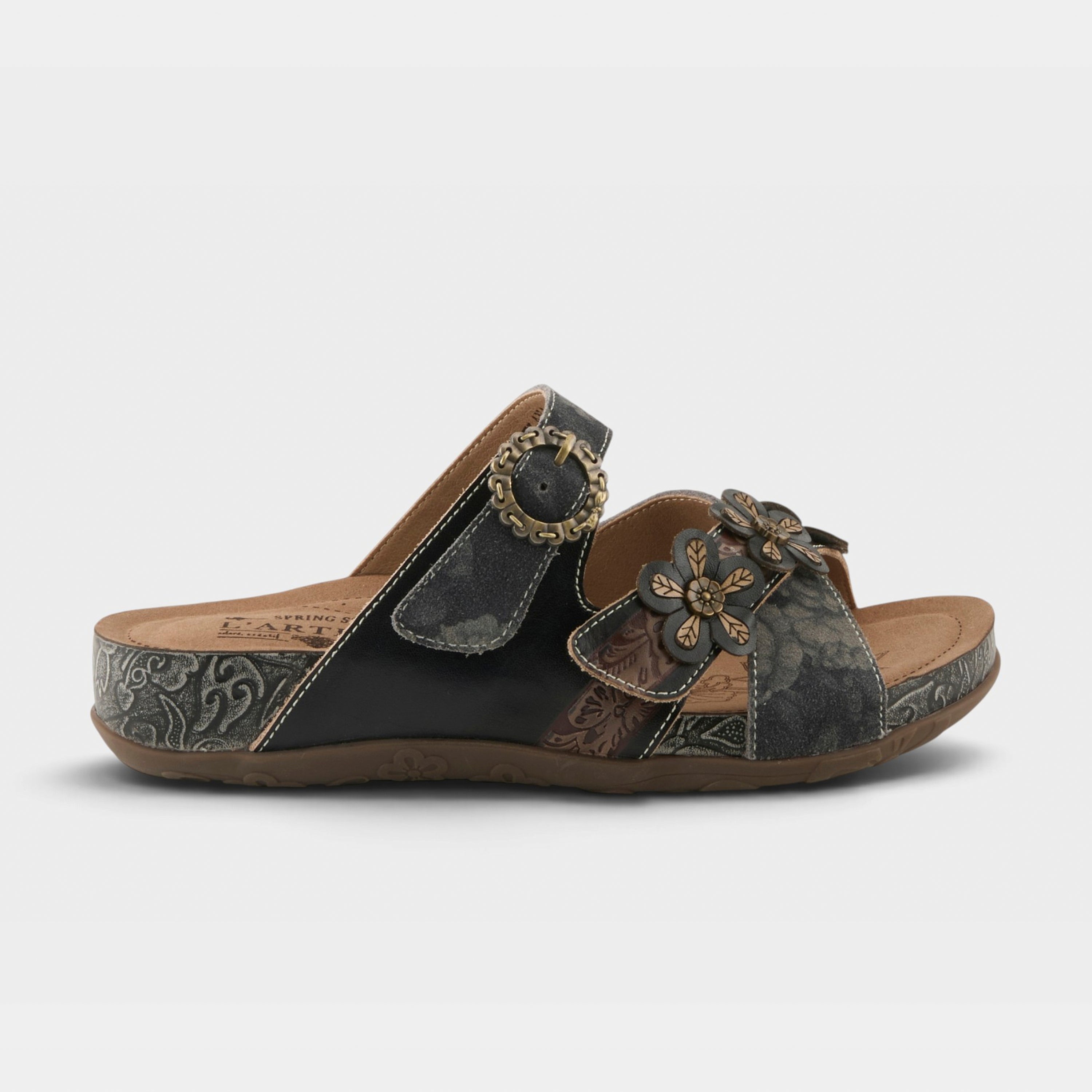 L'Artiste Caelana sandals in Black Multi, hero view