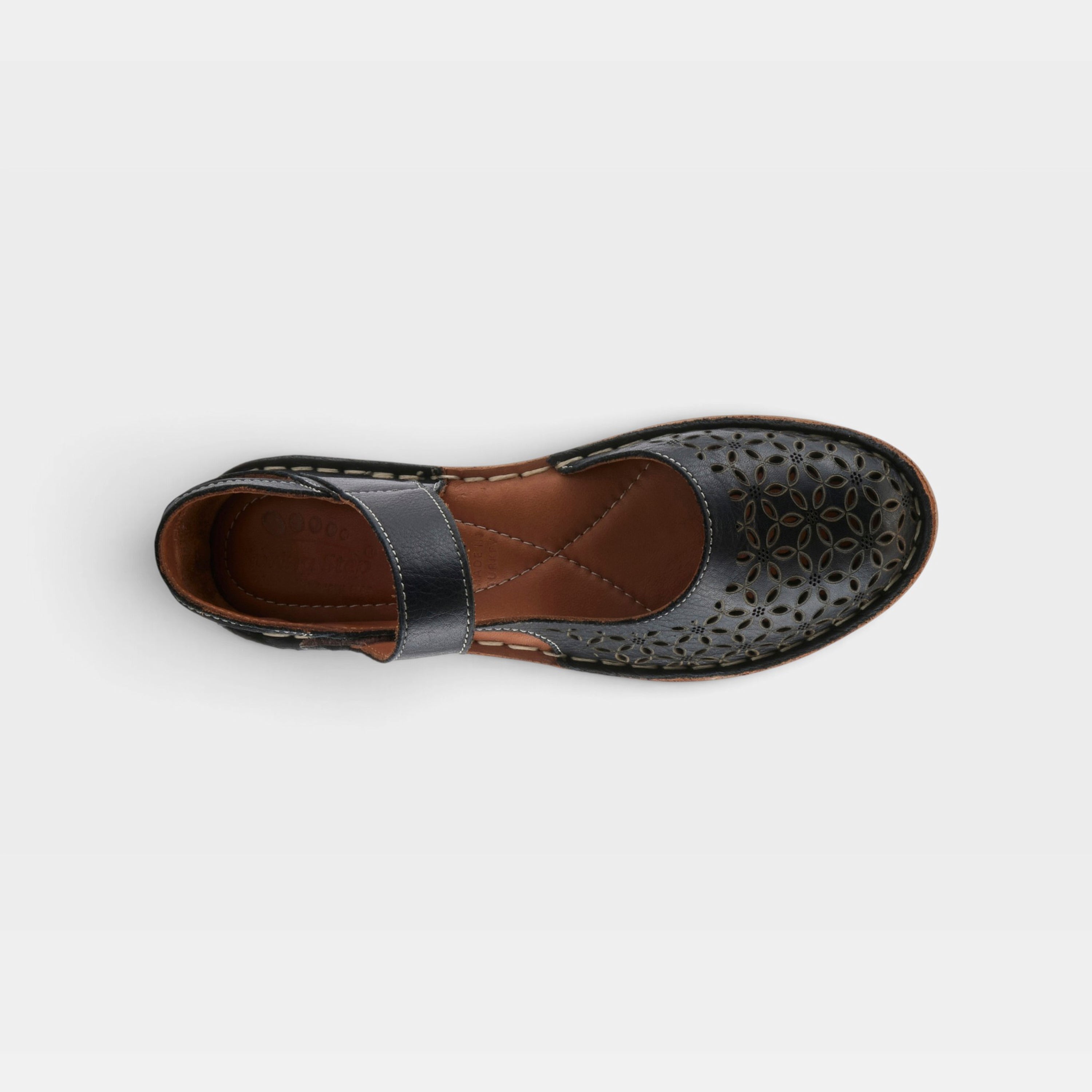 Spring Step Canoya Black Sandal