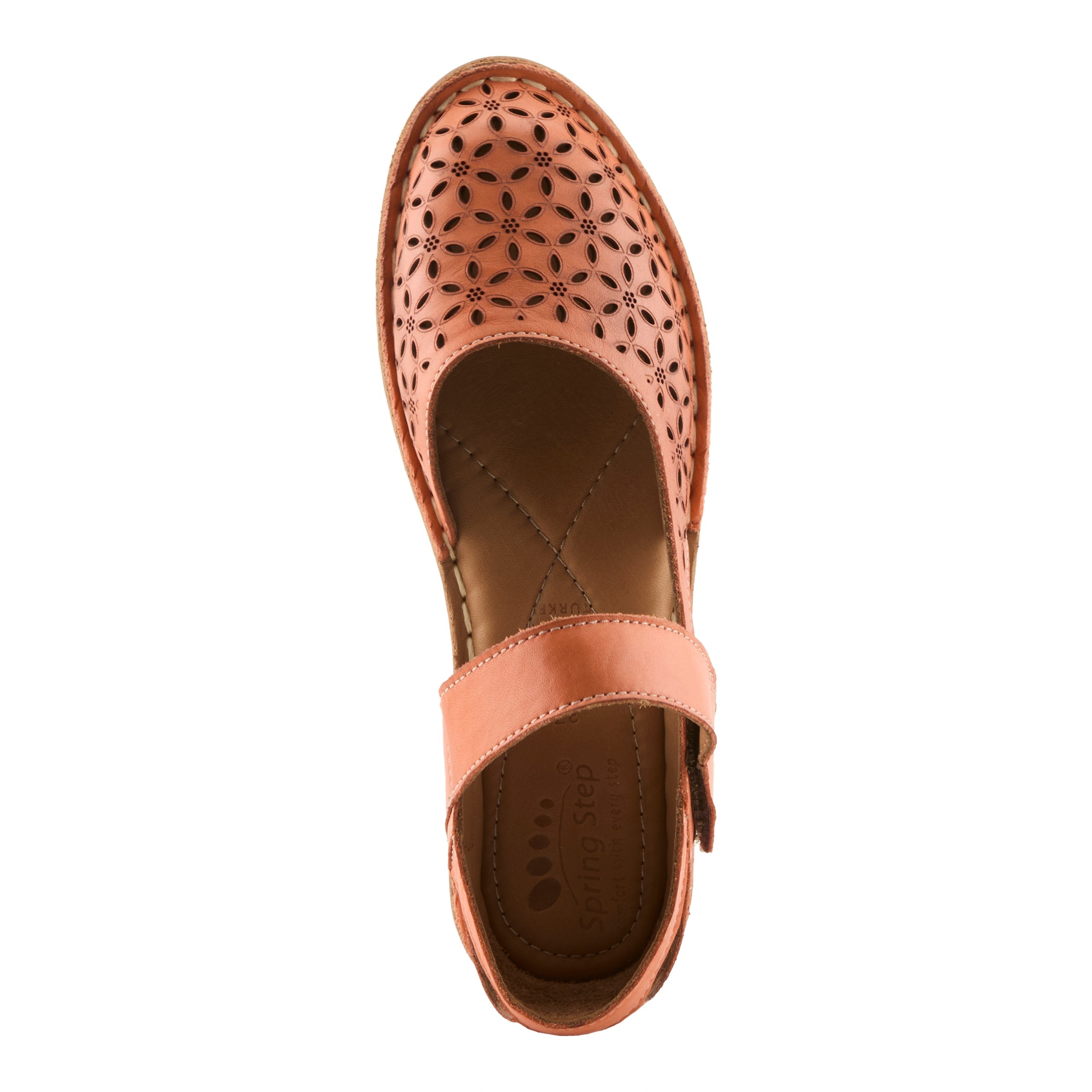 Spring Step SPRING STEP CANOYA SANDALS sandal in coral with comfortable everyday design