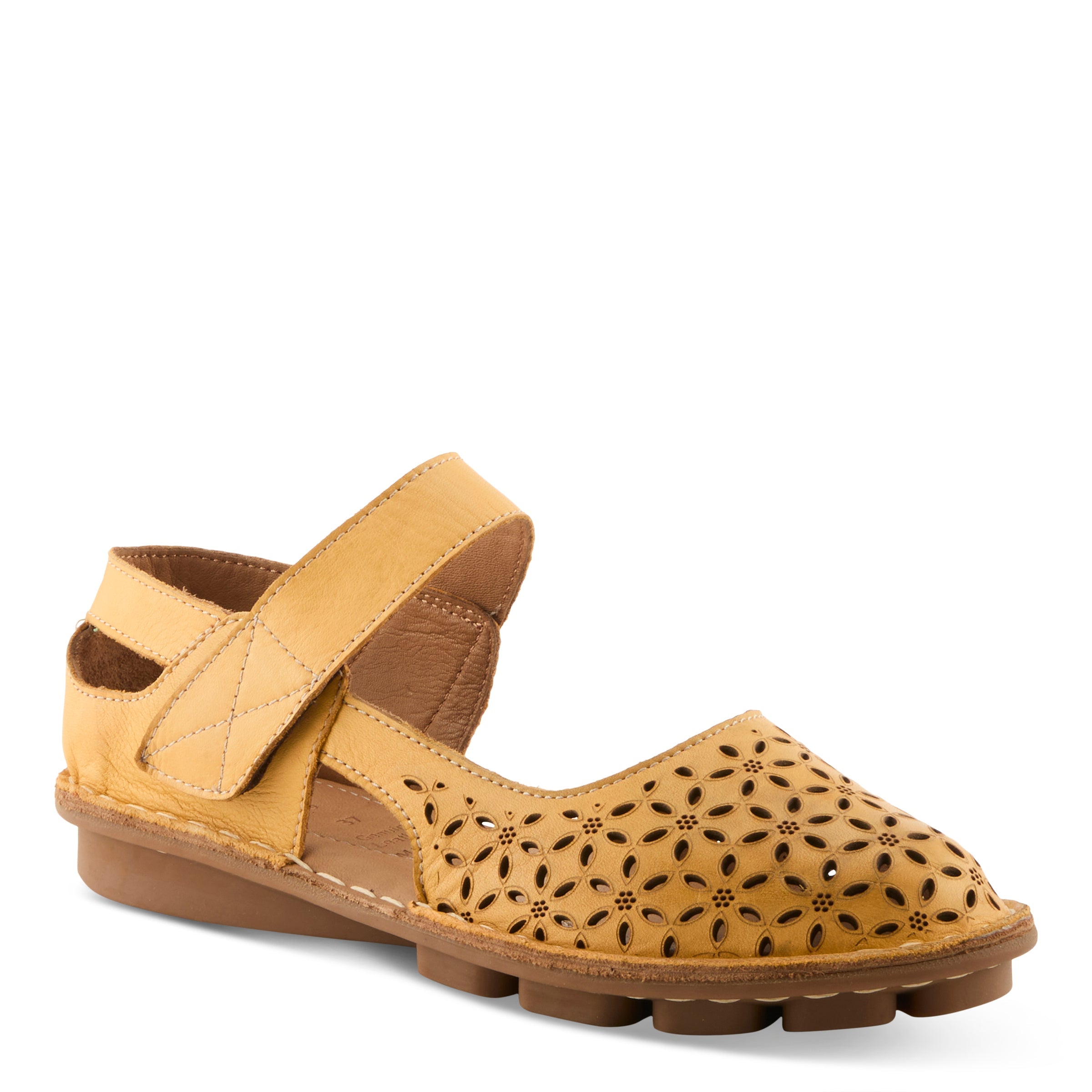 Spring Step SPRING STEP CANOYA SANDALS sandal in mustard with comfortable everyday design