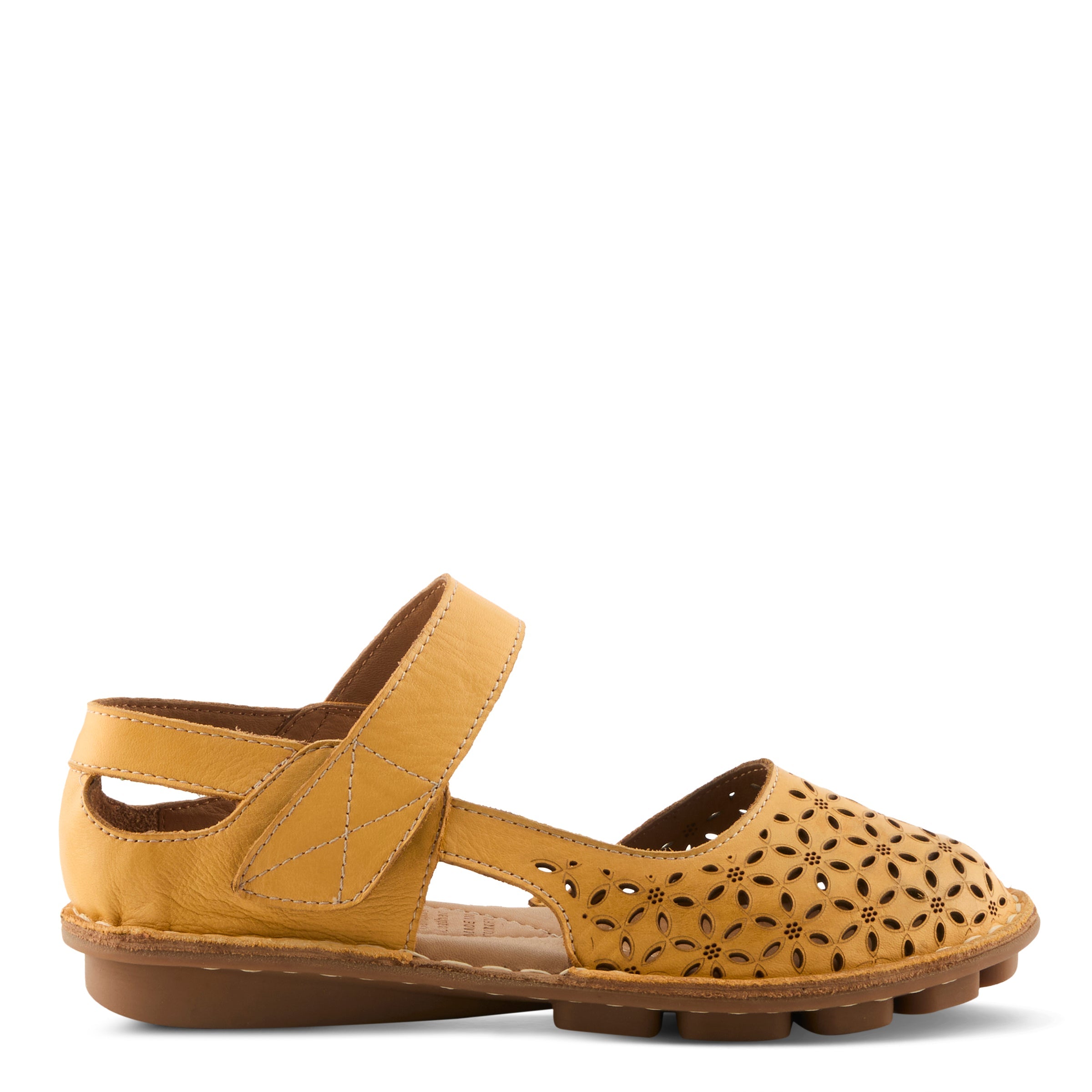 Spring Step SPRING STEP CANOYA SANDALS sandal in mustard with comfortable everyday design